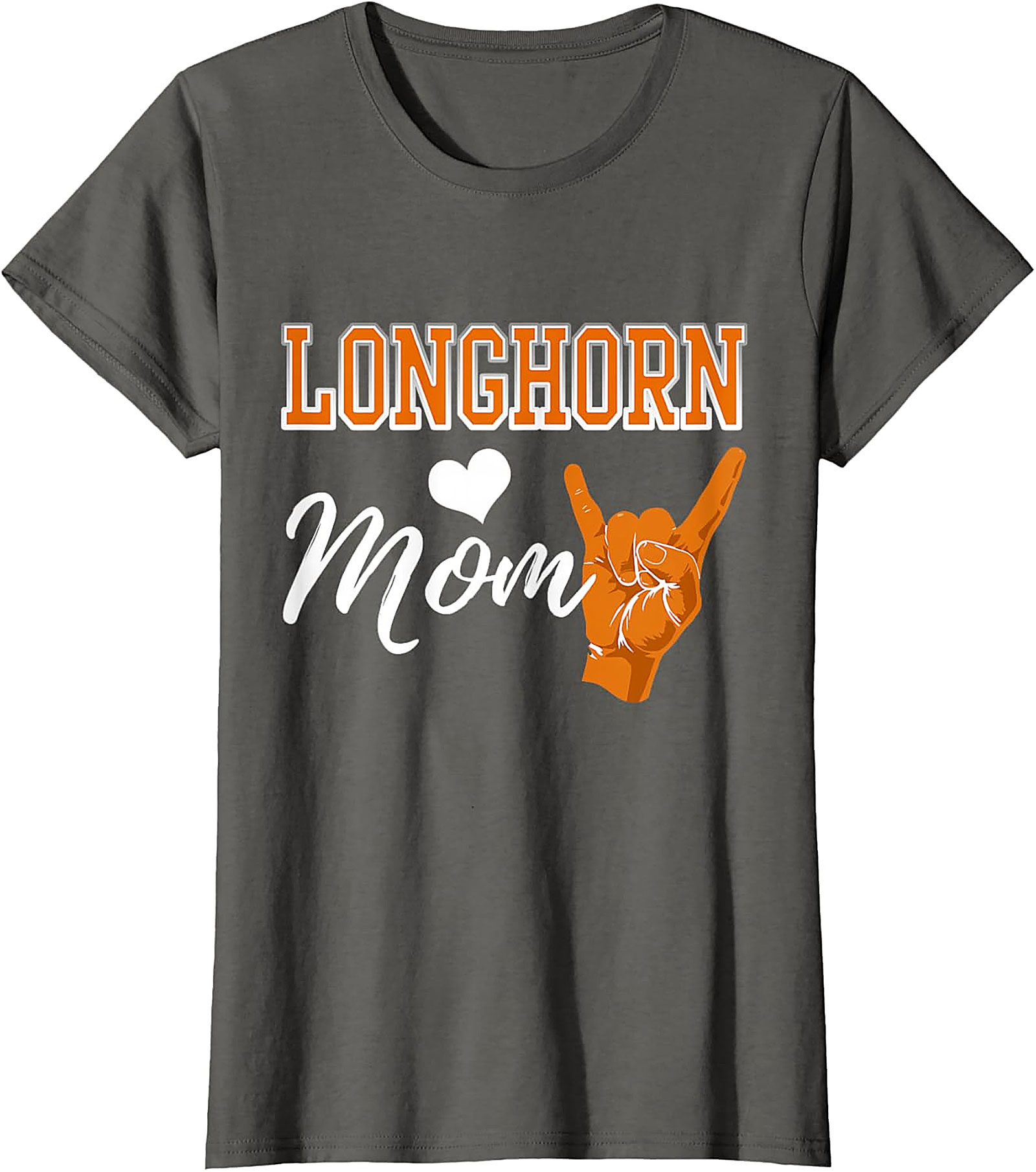 Longhorn Mom T-Shirt Texas Spirit Graphic Tee for Moms