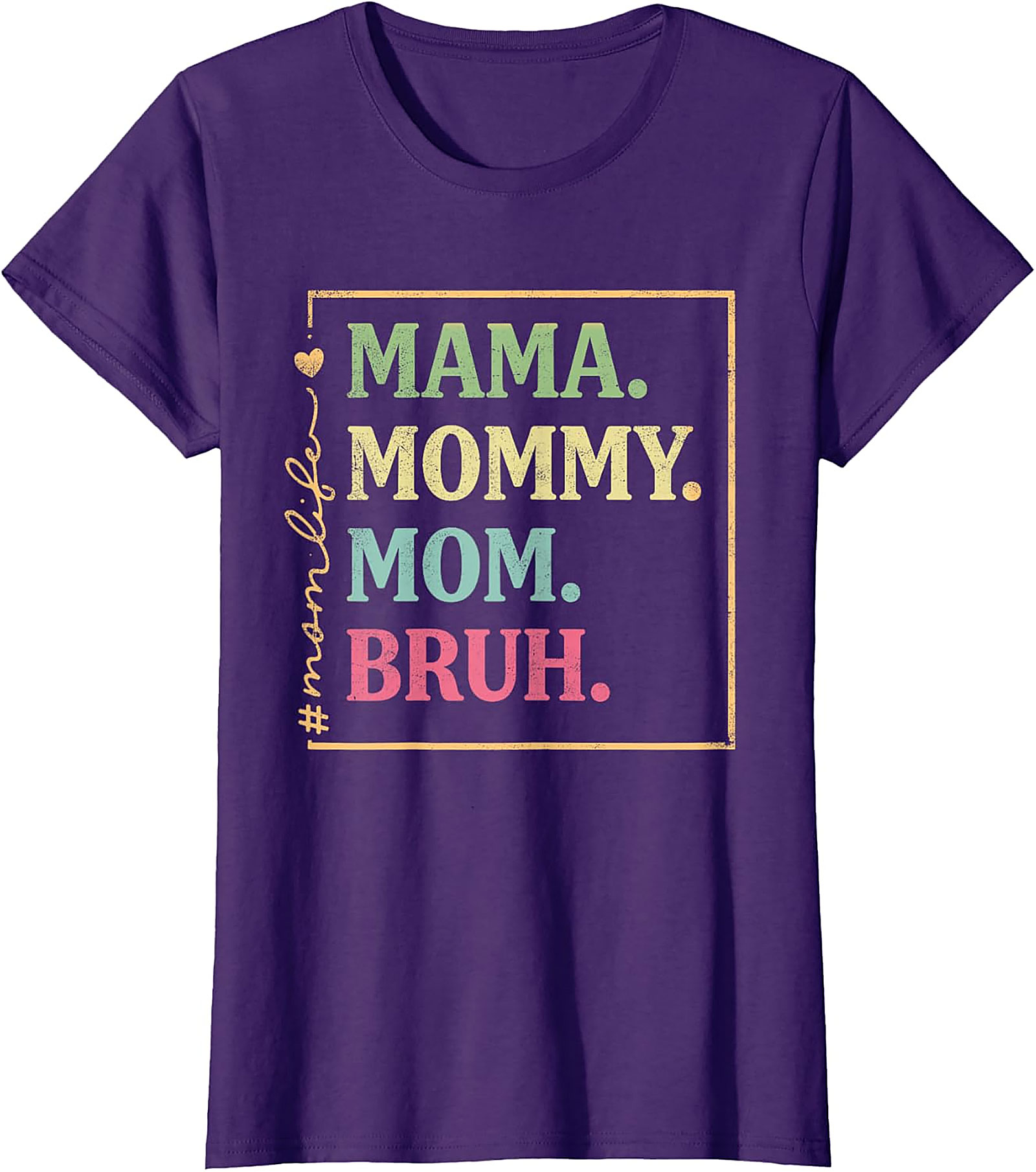 Mama Mommy Mom Bruh T-shirt | Funny Retro Mom Life Tee