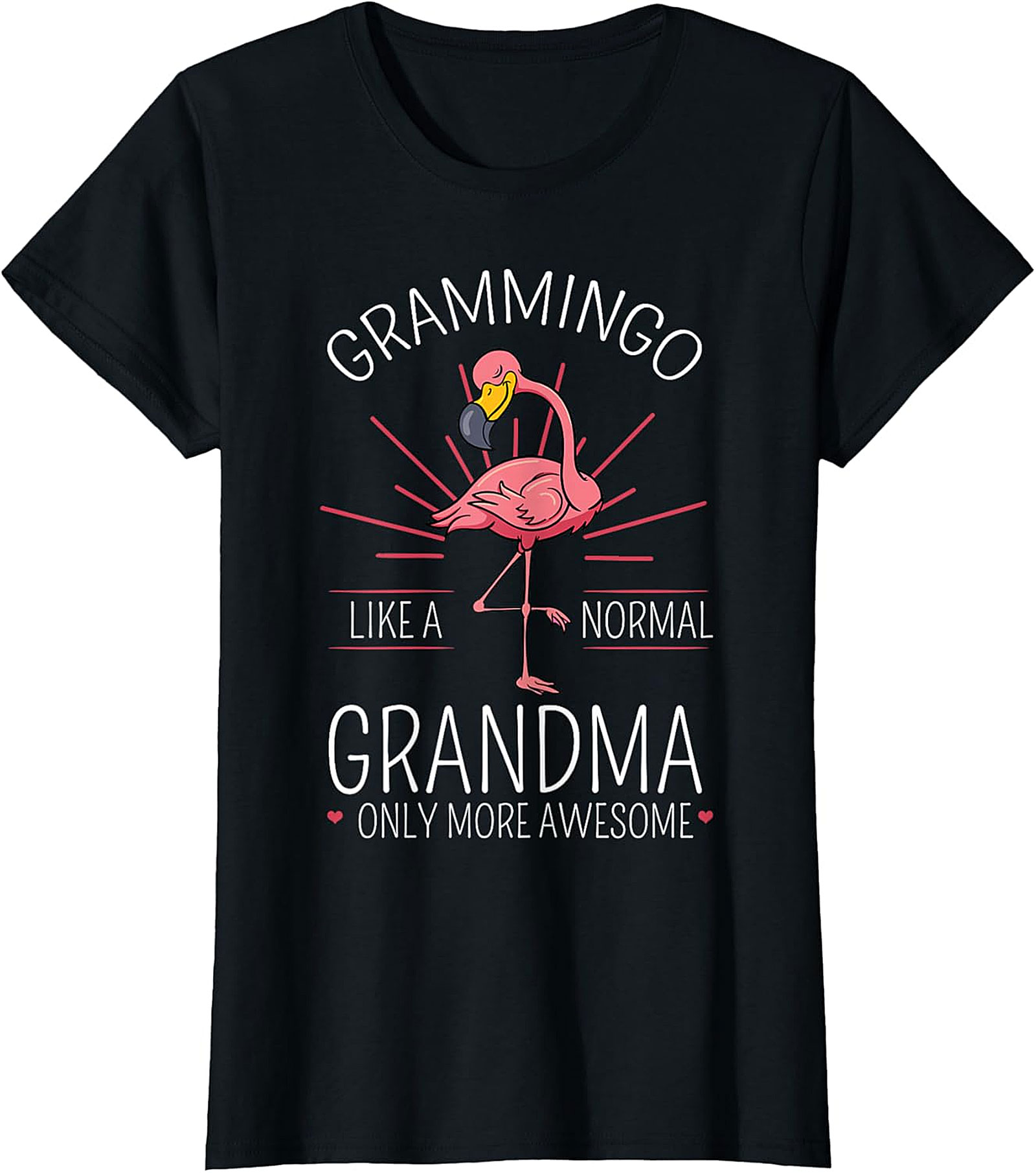 Grammingo Like A Normal Grandma T-Shirt | Funny Flamingo Tee