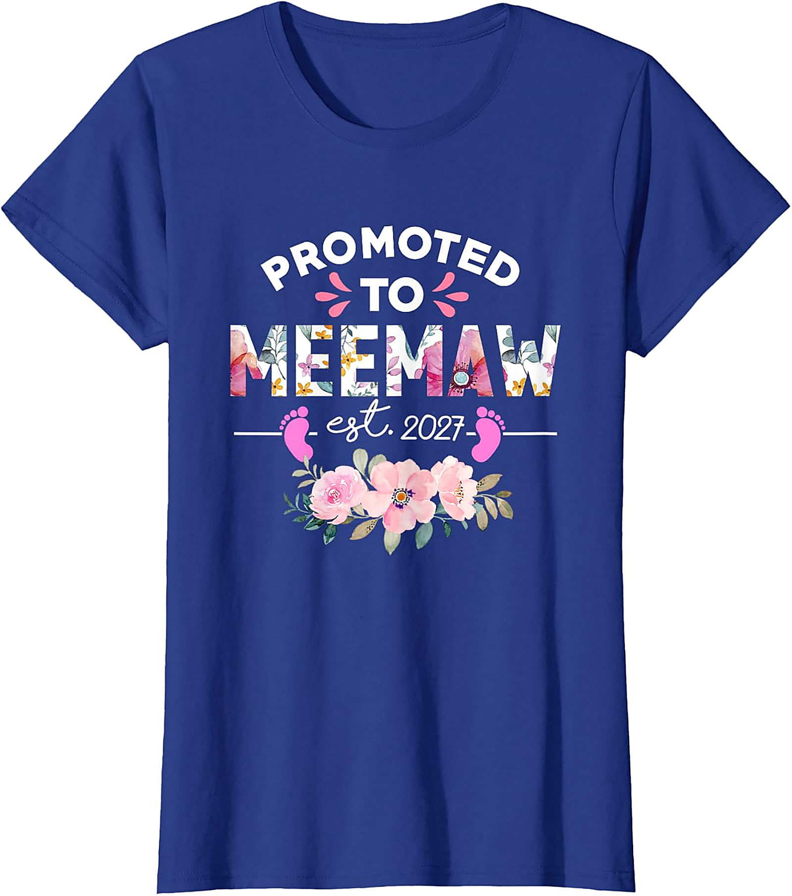  Promoted to Meemaw 2027 T-Shirt New Grandma Gift Idea