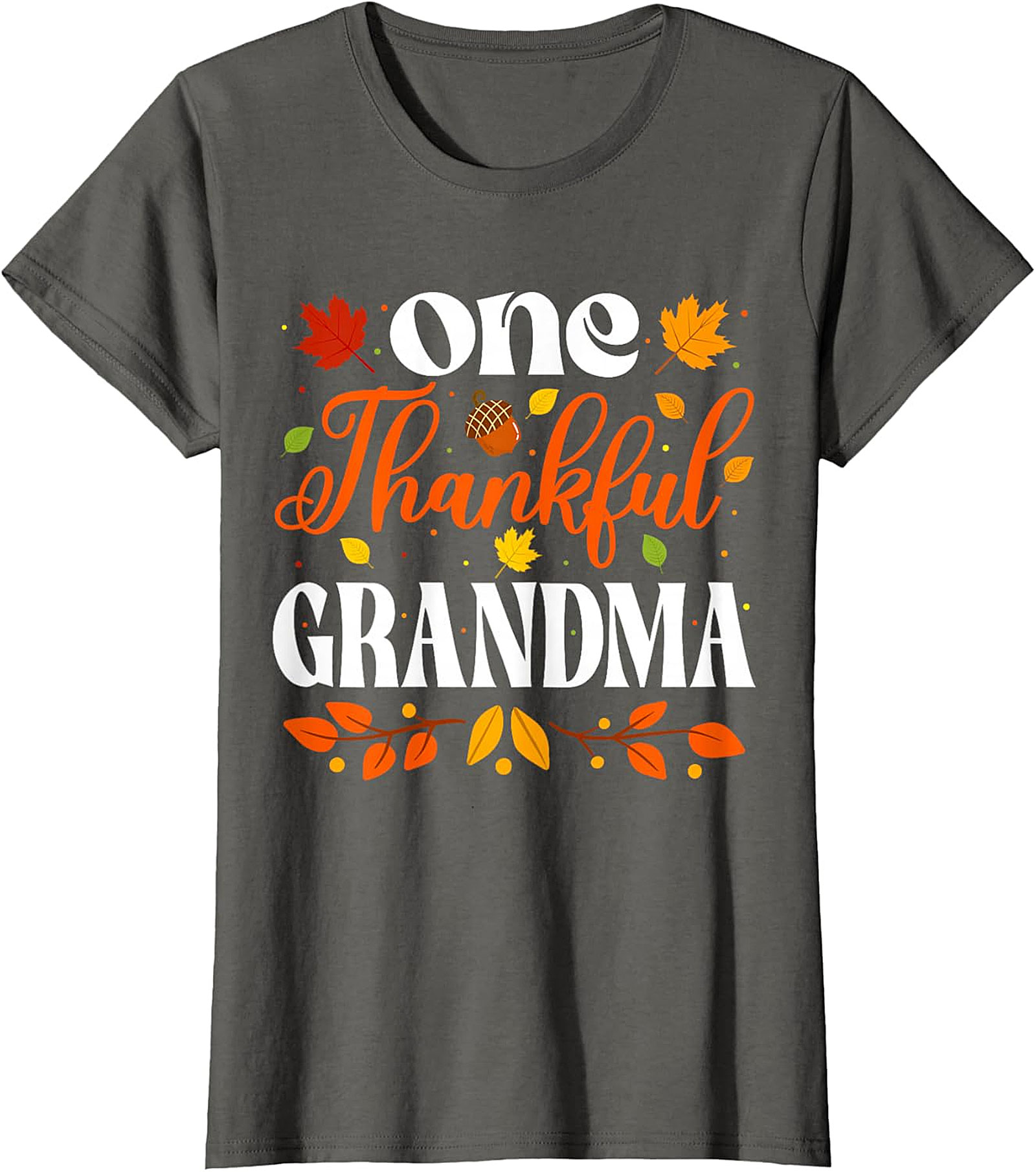  One Thankful Grandma T-shirt | Thanksgiving Fall Graphic Tee