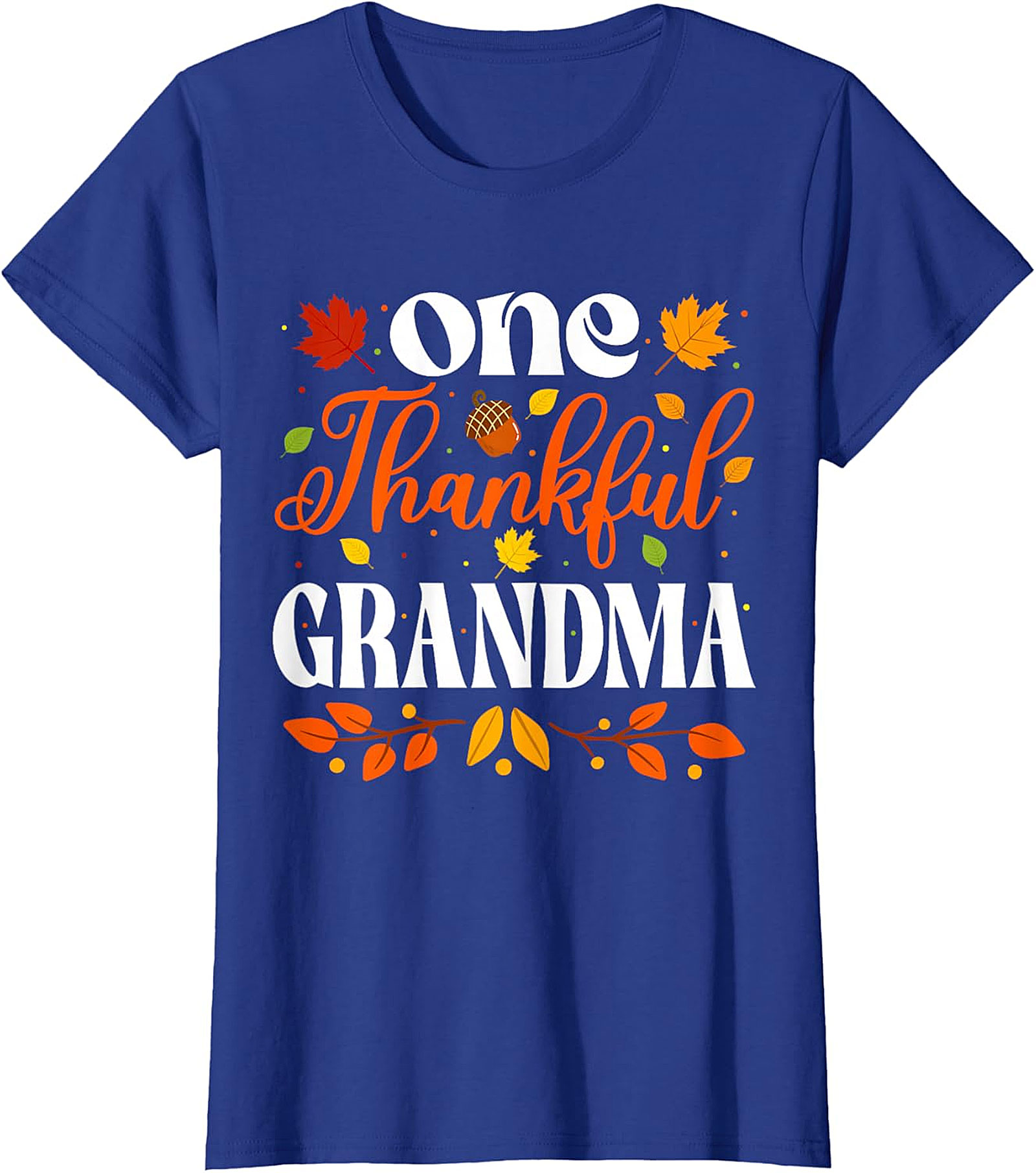  One Thankful Grandma T-shirt | Thanksgiving Fall Graphic Tee