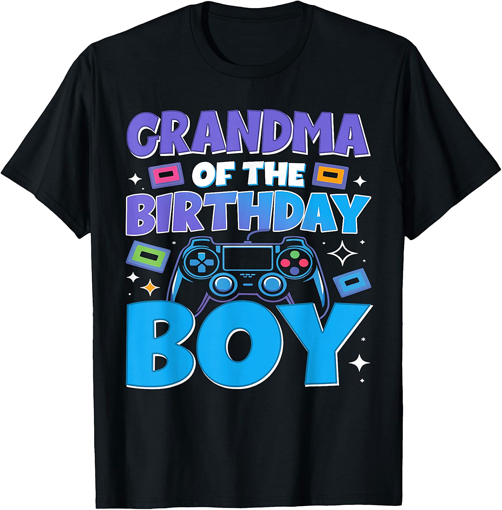 Grandma of the Birthday Boy Gamer T-shirt | Video Game Tee