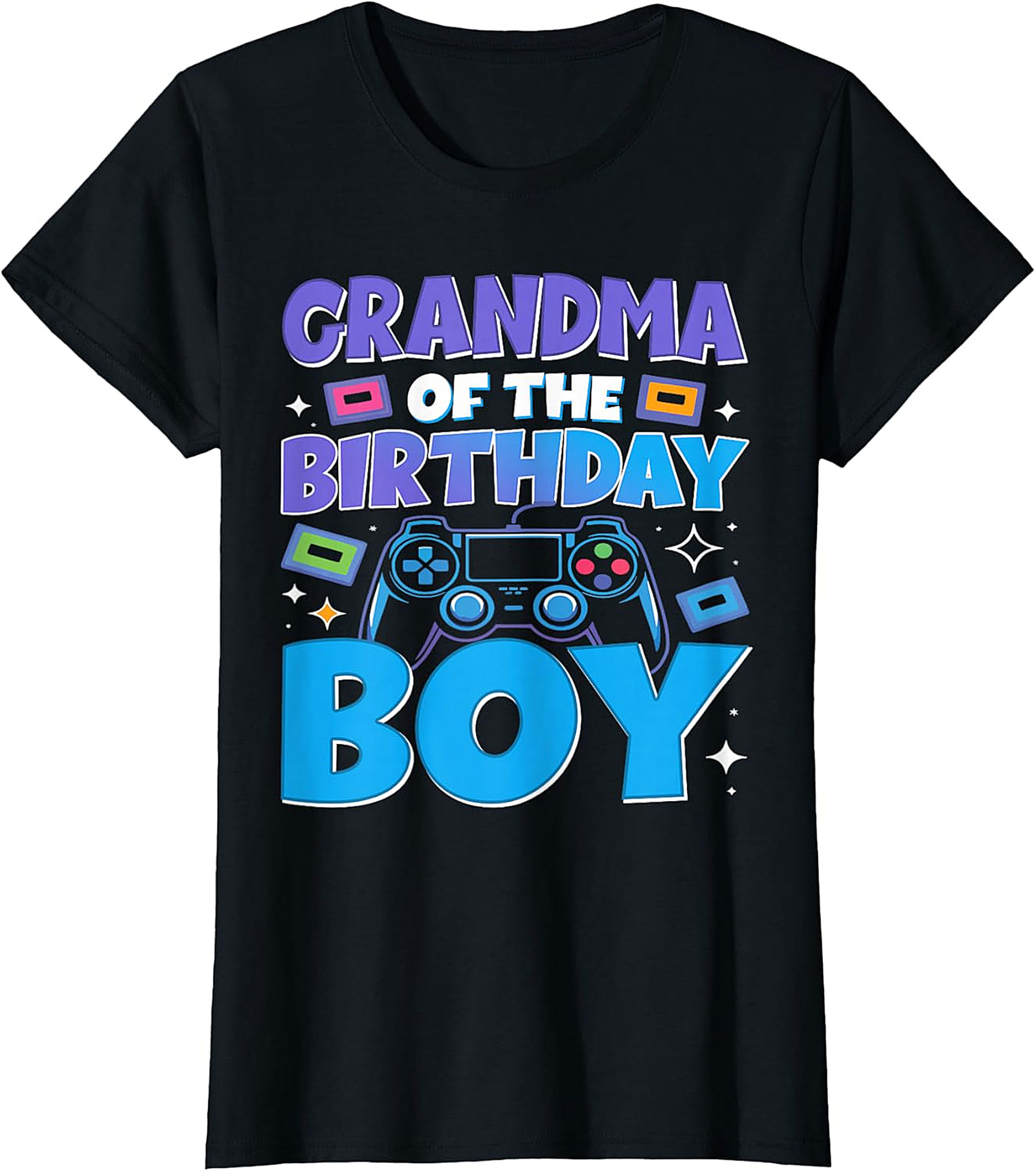 Grandma of the Birthday Boy Gamer T-shirt | Video Game Tee