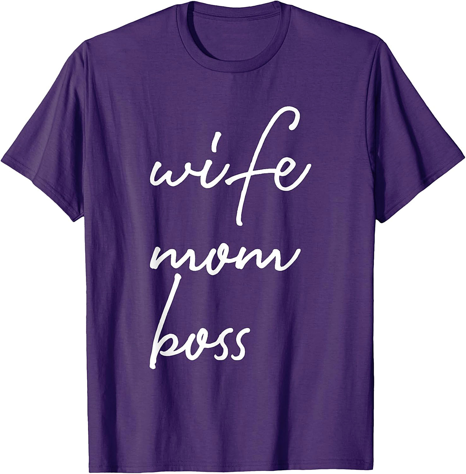 Wife Mom Boss T-shirt | Empowering Gift for Her | Soft Tee