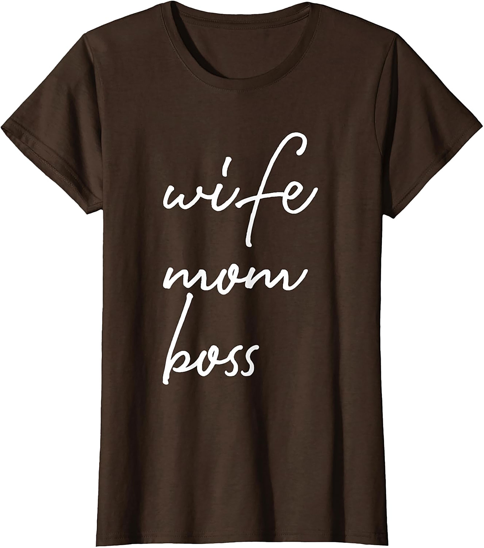 Wife Mom Boss T-shirt | Empowering Gift for Her | Soft Tee