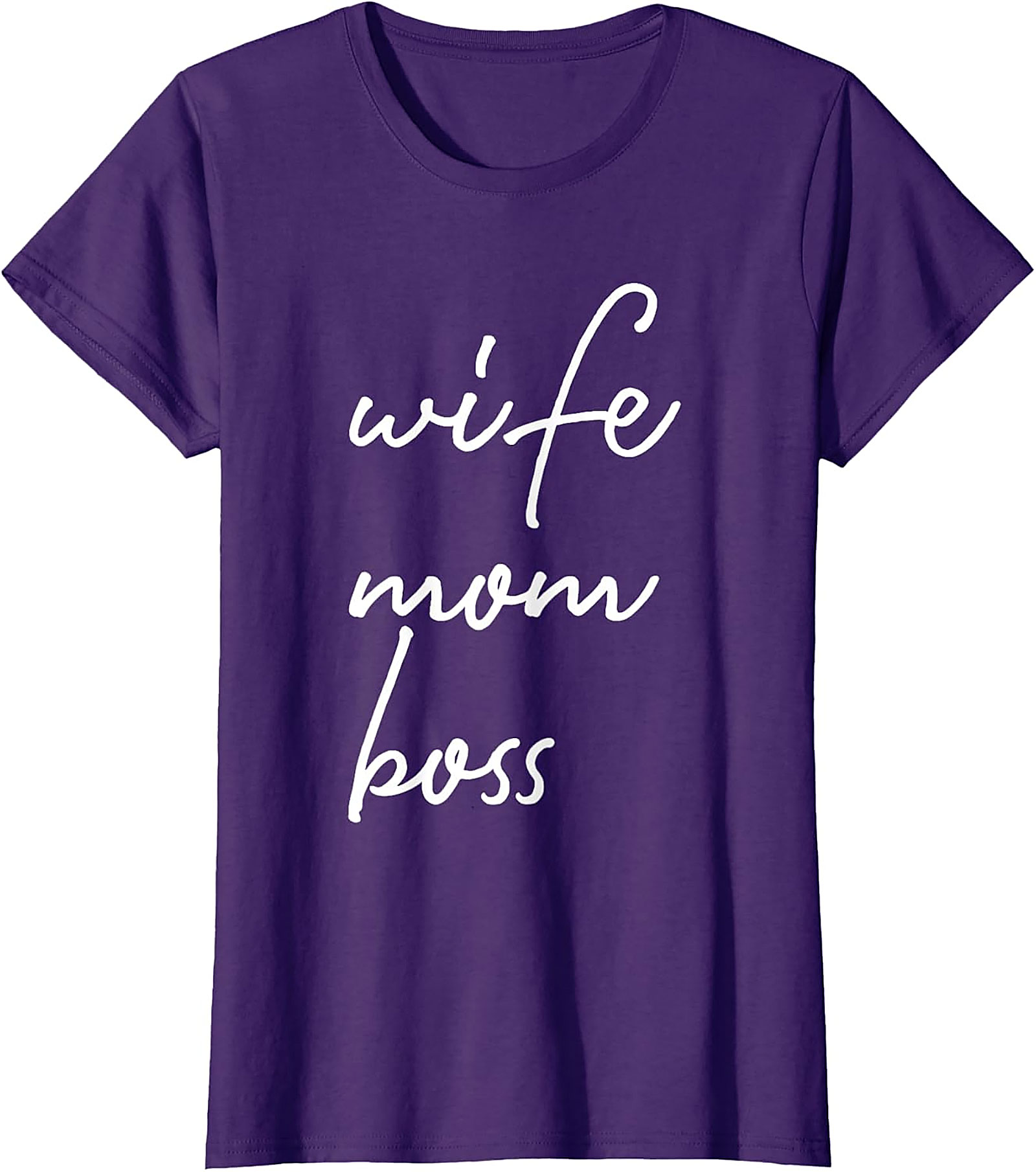 Wife Mom Boss T-shirt | Empowering Gift for Her | Soft Tee