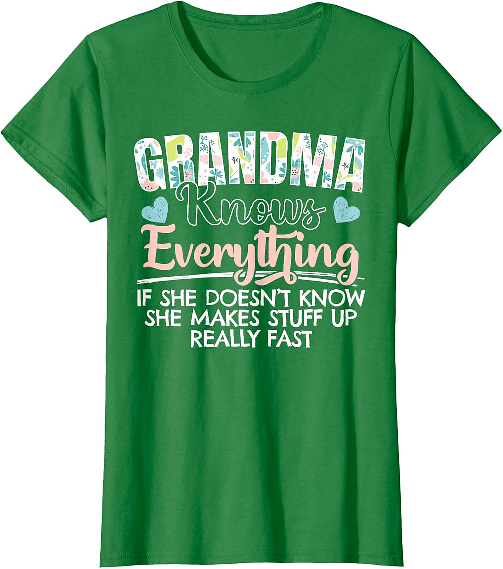 Grandma Knows Everything Funny Graphic Tee | Soft Cotton Gift