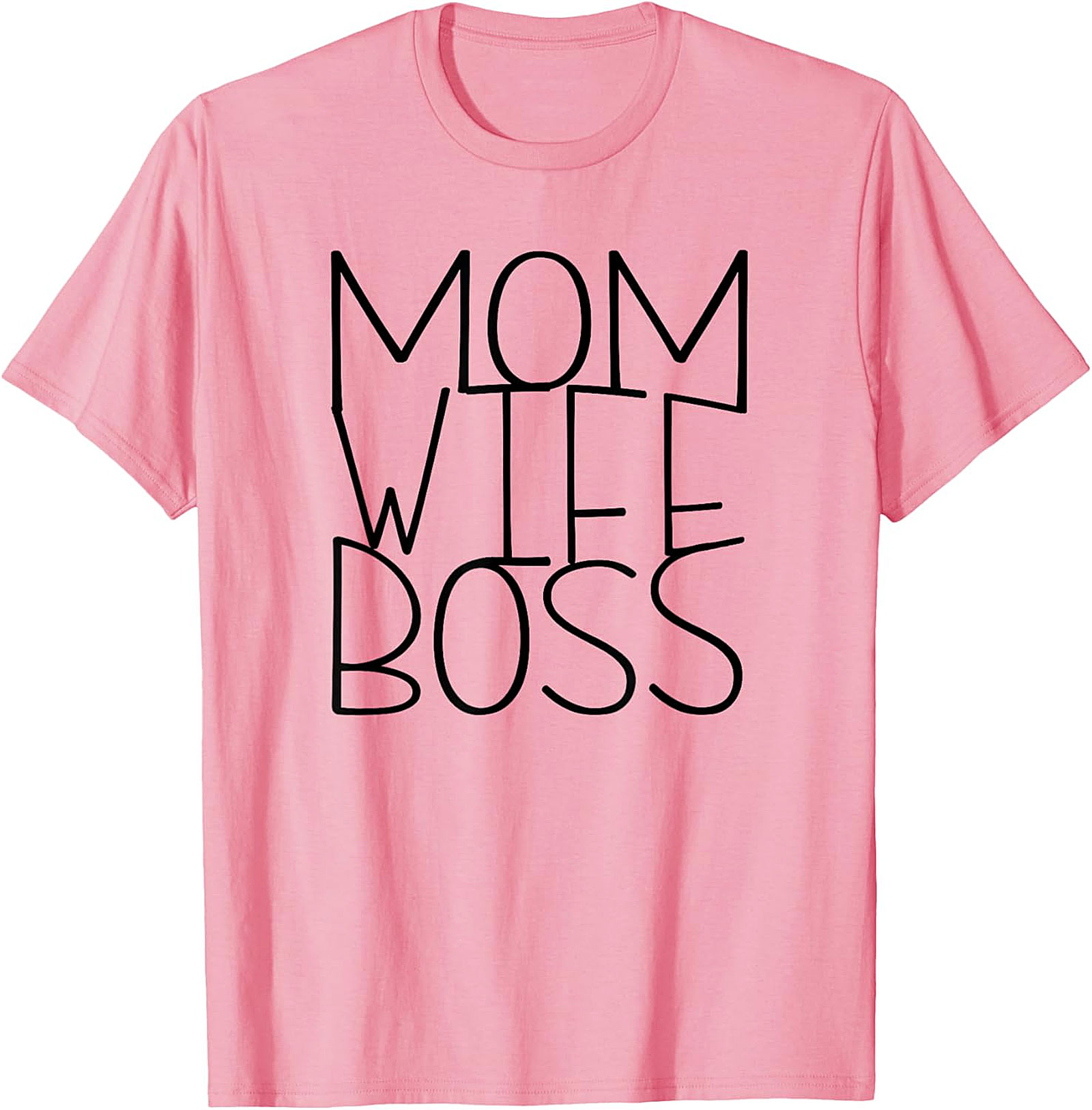 Mom Wife Boss T-shirt | Empowering Graphic Tee for Women