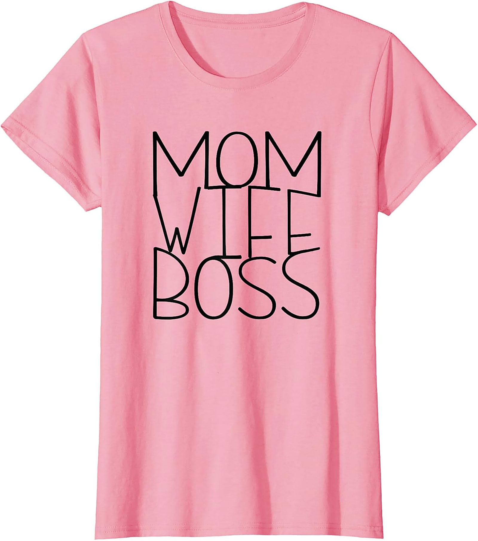 Mom Wife Boss T-shirt | Empowering Graphic Tee for Women