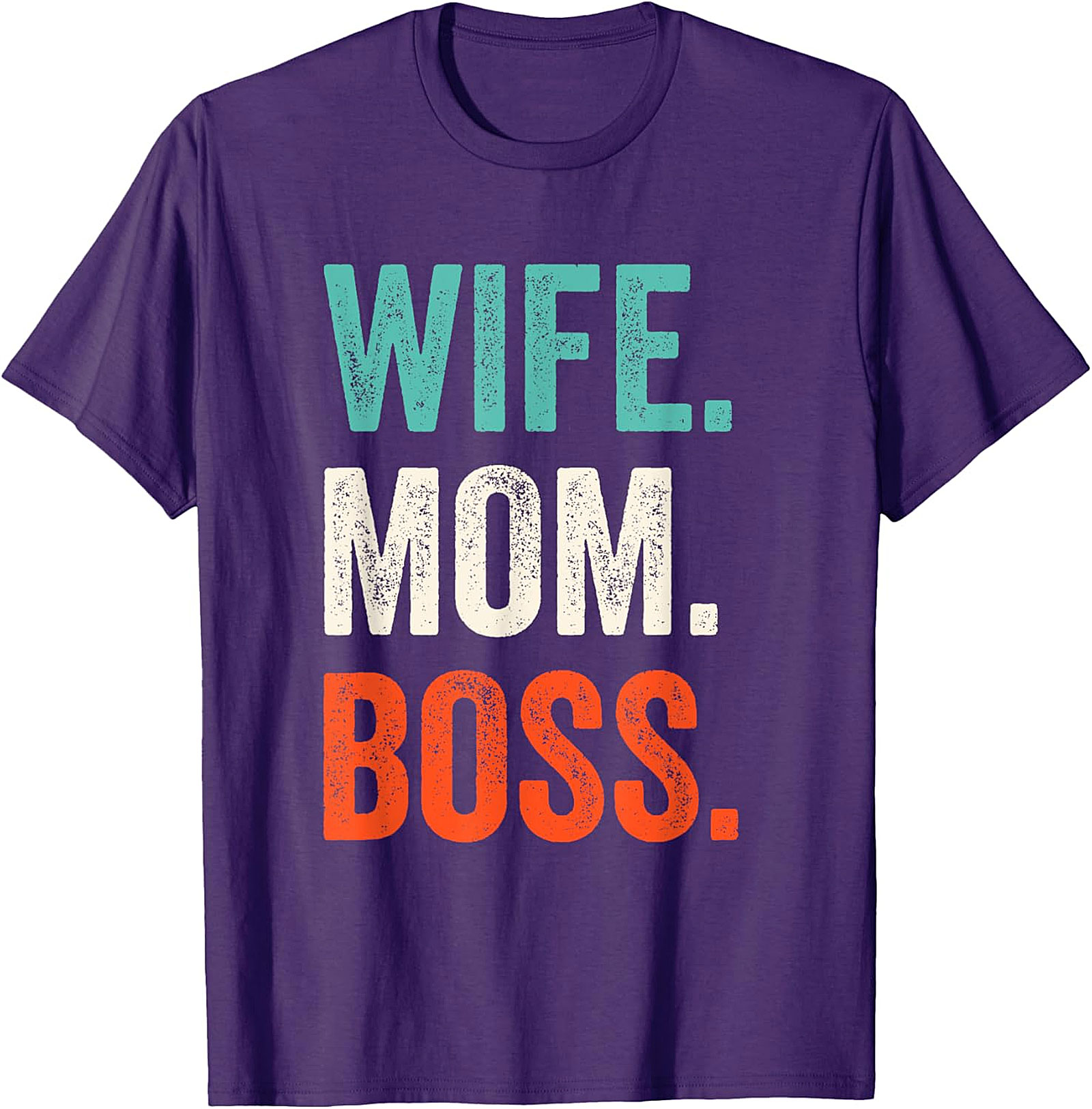 Wife Mom Boss T-shirt | Vintage Retro Graphic Tee