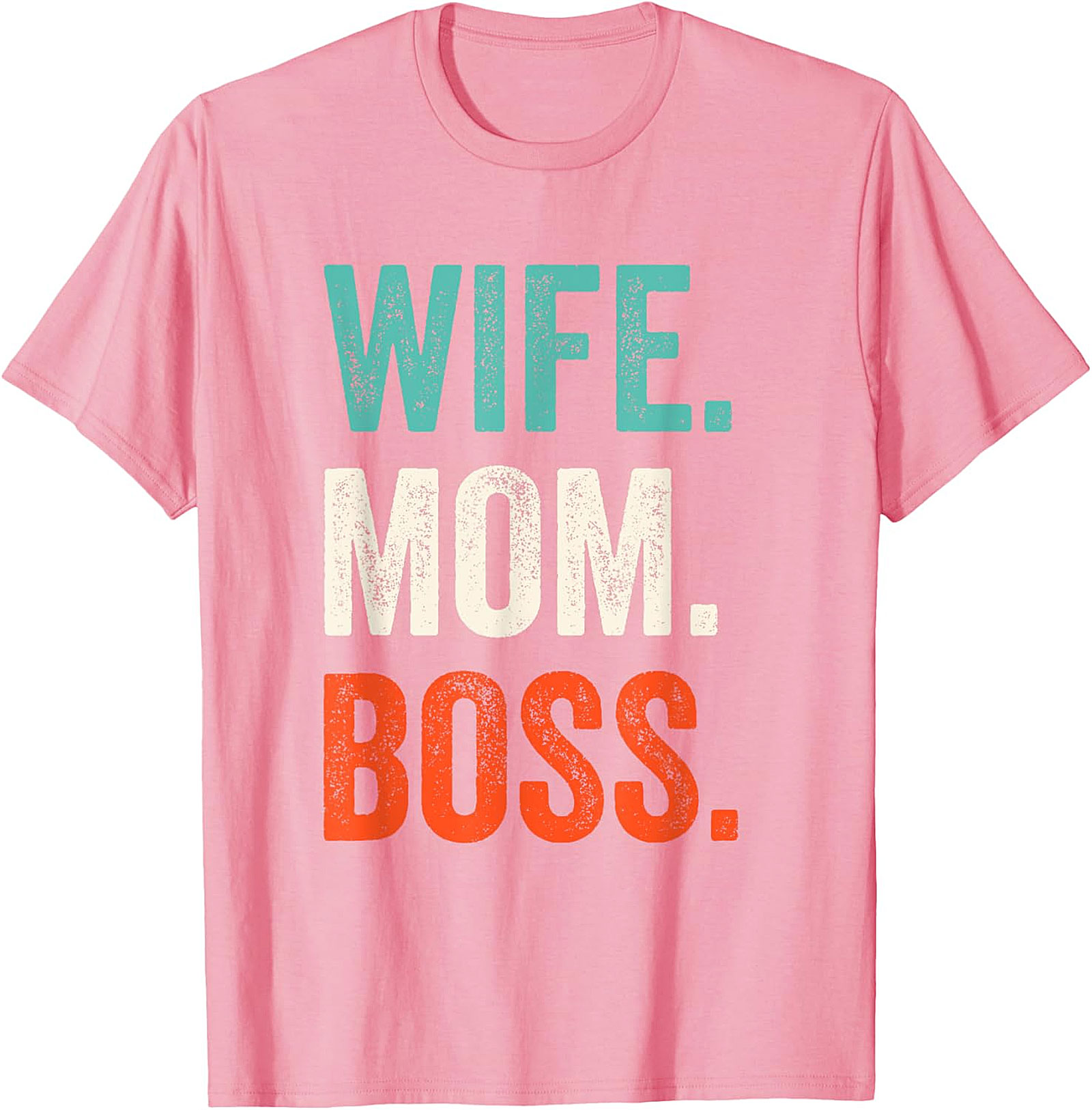 Wife Mom Boss T-shirt | Vintage Retro Graphic Tee