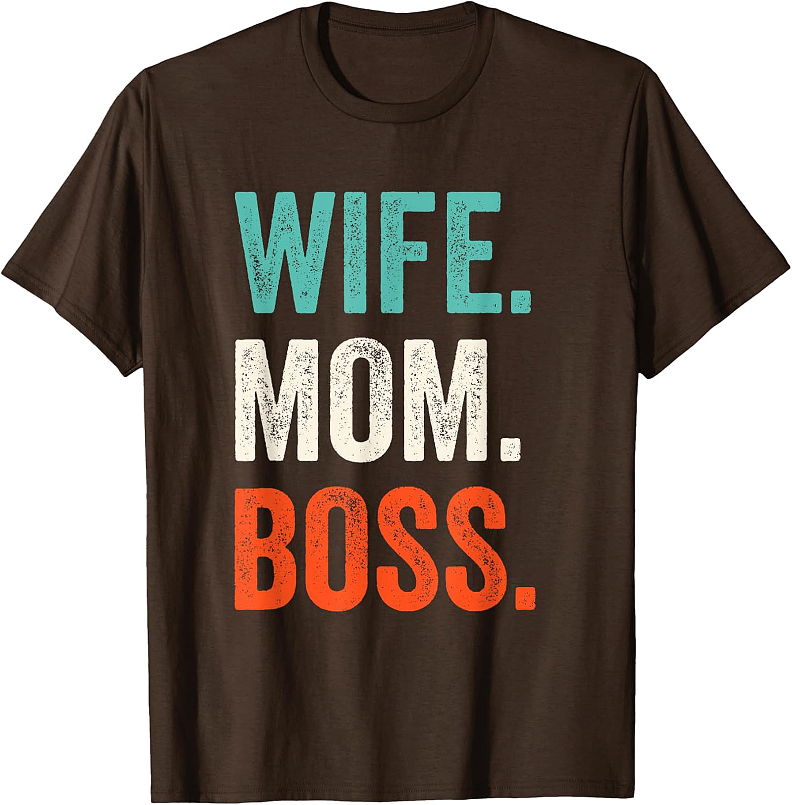 Wife Mom Boss T-shirt | Vintage Retro Graphic Tee