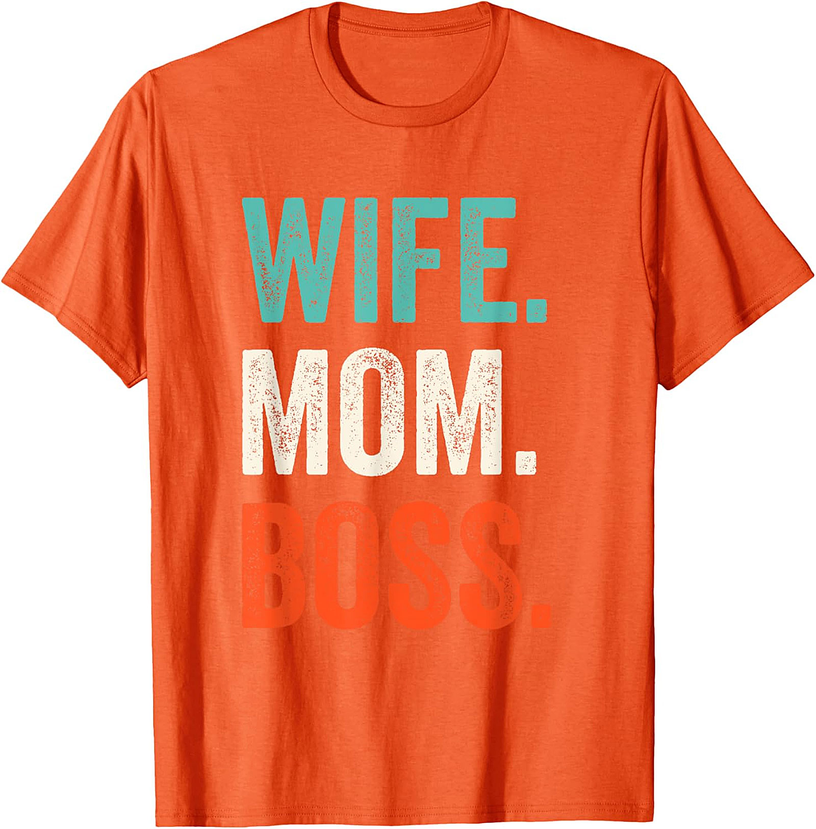 Wife Mom Boss T-shirt | Vintage Retro Graphic Tee