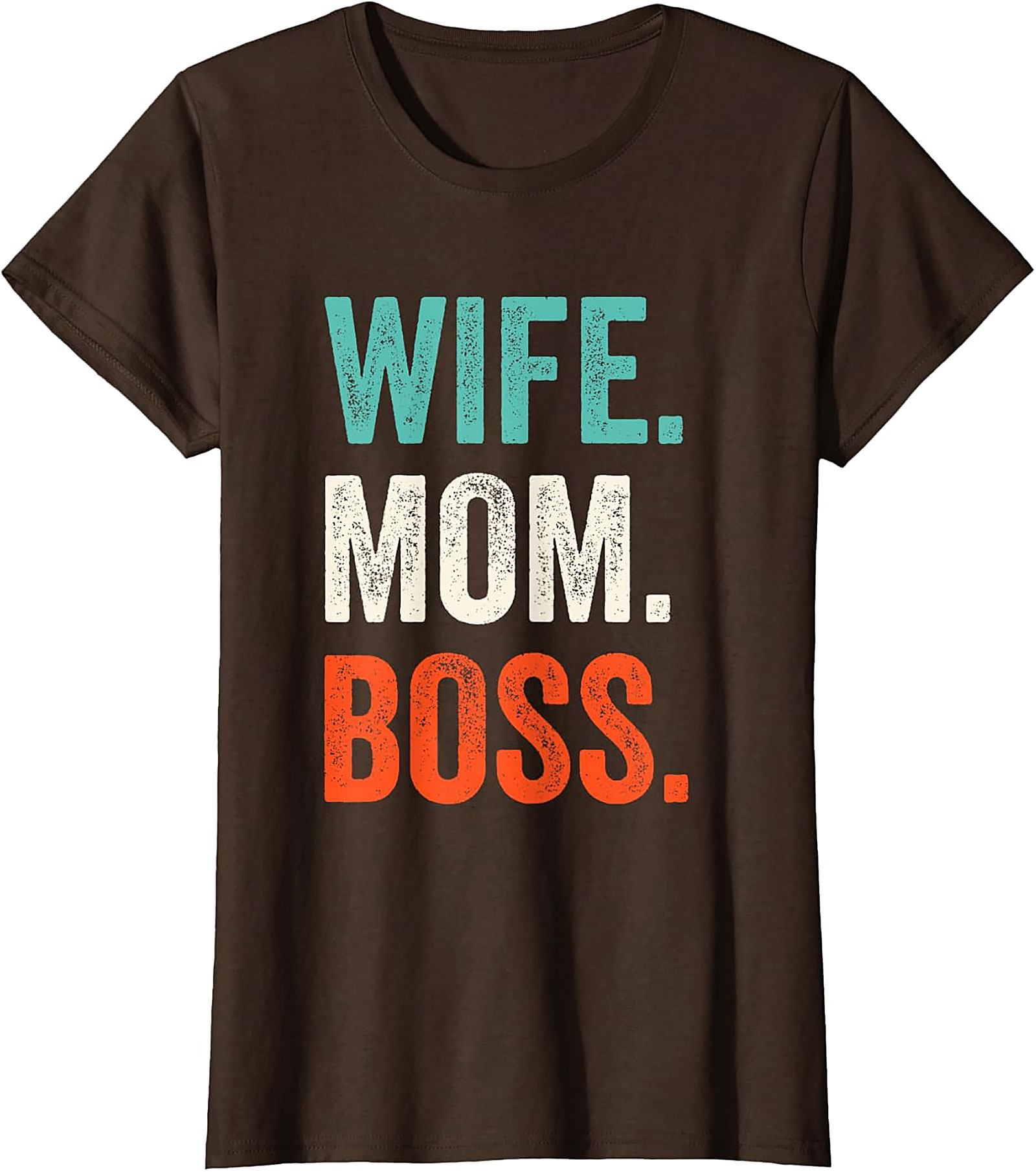 Wife Mom Boss T-shirt | Vintage Retro Graphic Tee