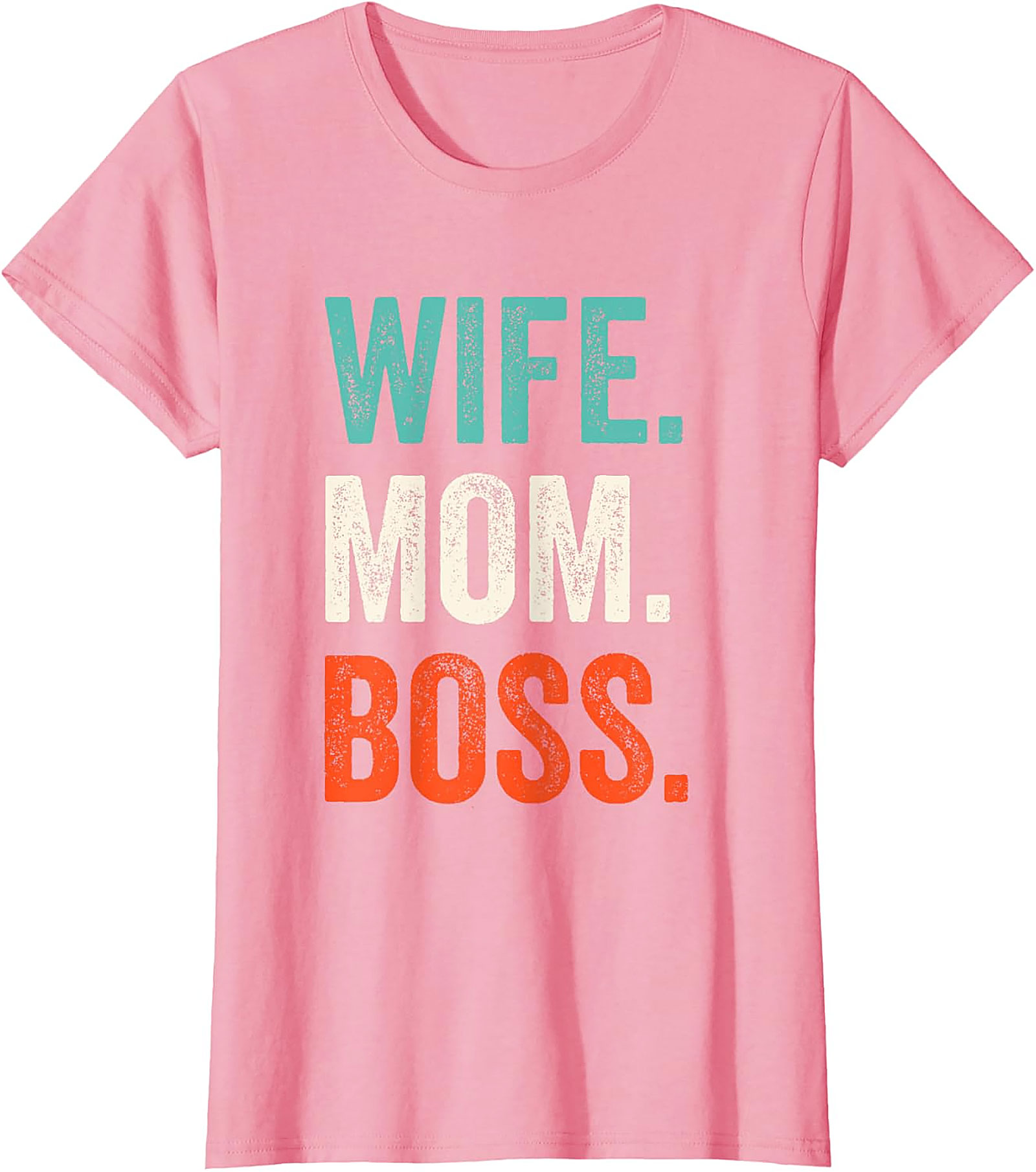 Wife Mom Boss T-shirt | Vintage Retro Graphic Tee