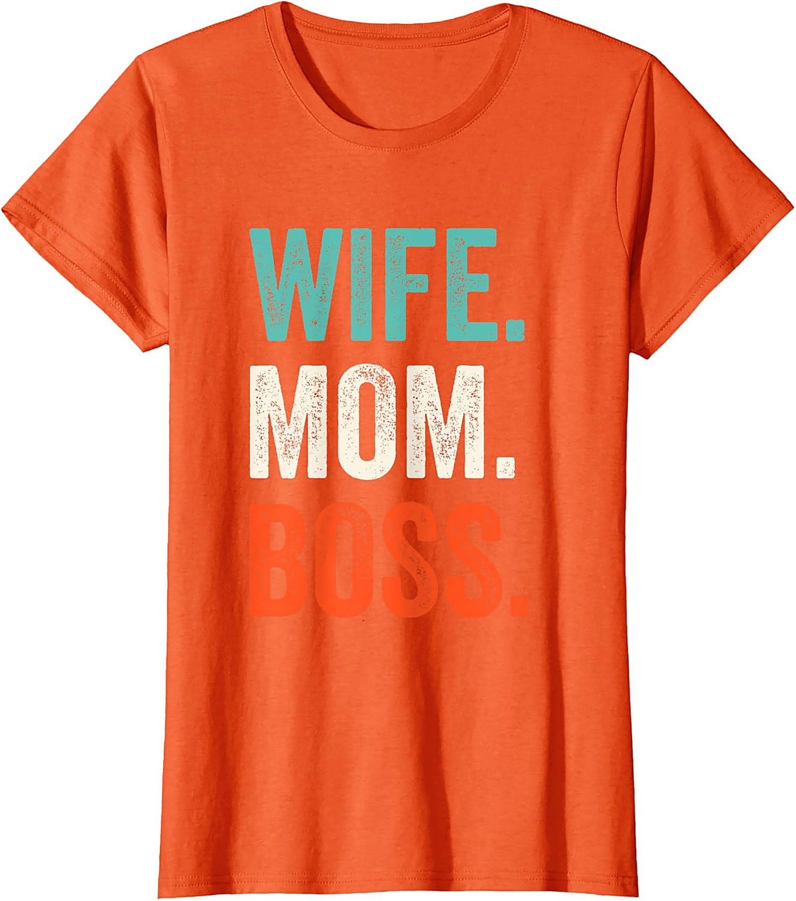 Wife Mom Boss T-shirt | Vintage Retro Graphic Tee