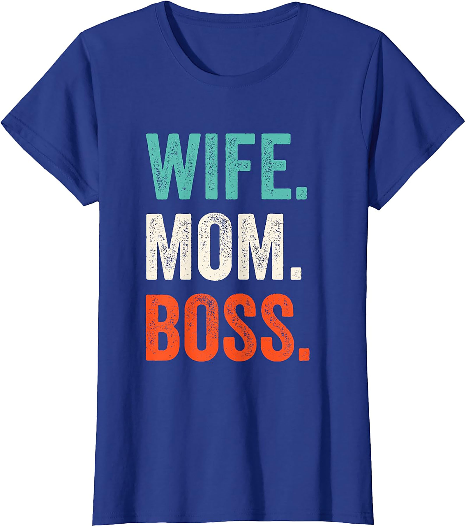 Wife Mom Boss T-shirt | Vintage Retro Graphic Tee