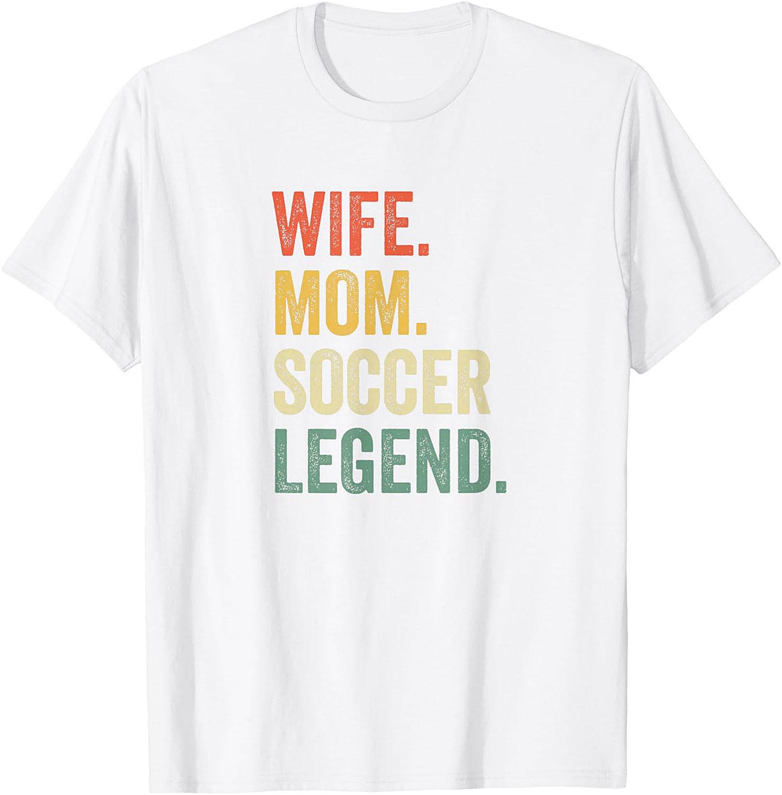 Wife Mom Soccer Legend T-Shirt | Retro Graphic Tee