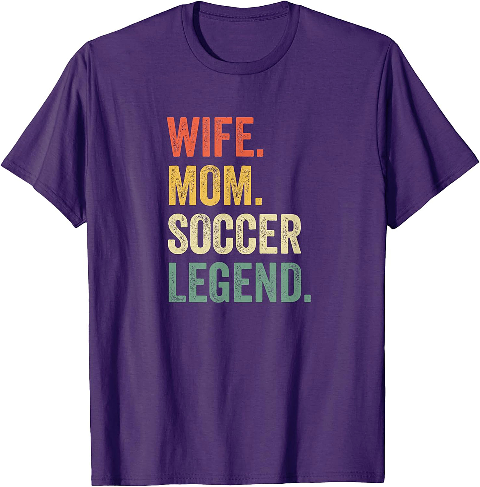 Wife Mom Soccer Legend T-Shirt | Retro Graphic Tee