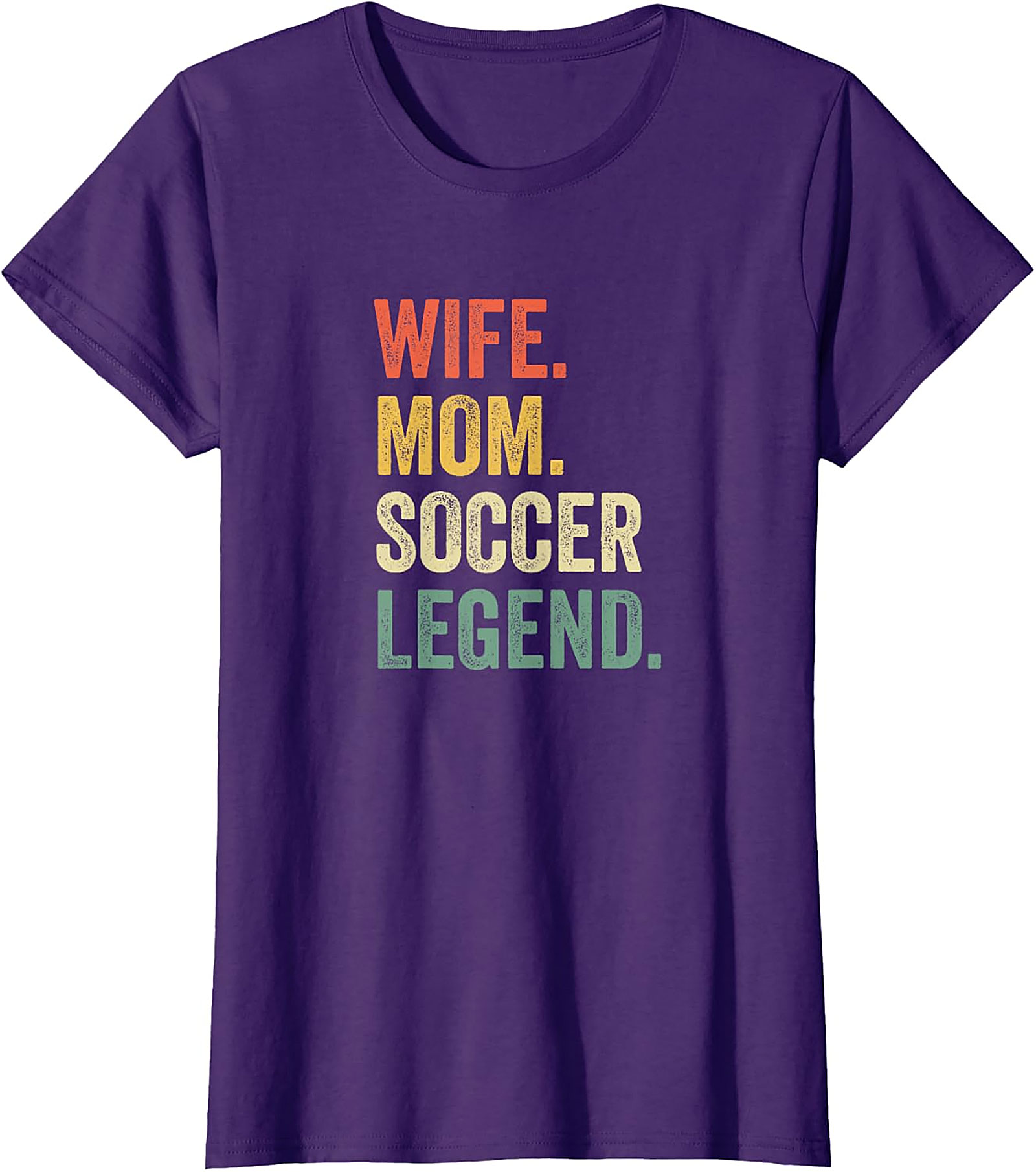 Wife Mom Soccer Legend T-Shirt | Retro Graphic Tee