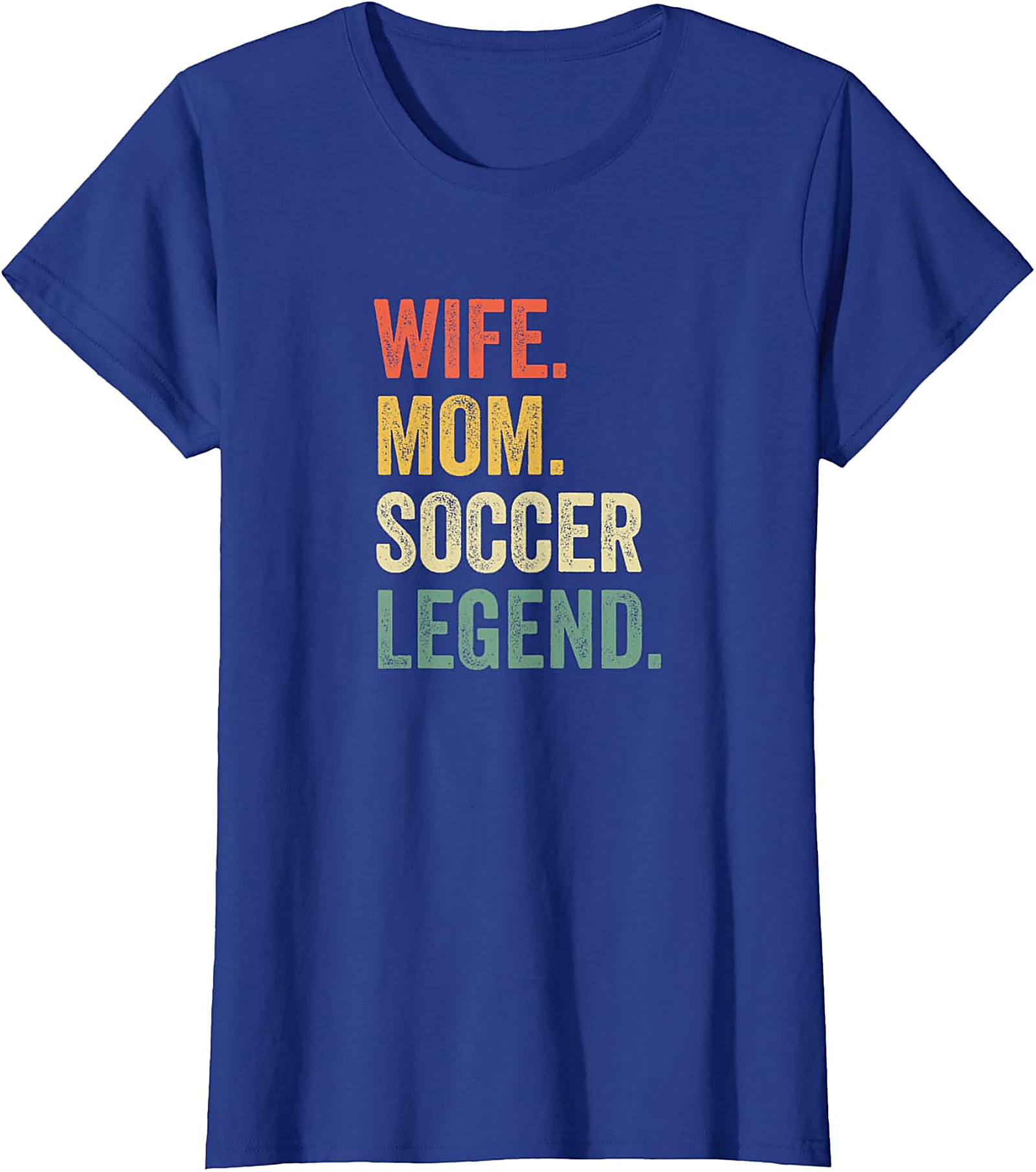 Wife Mom Soccer Legend T-Shirt | Retro Graphic Tee