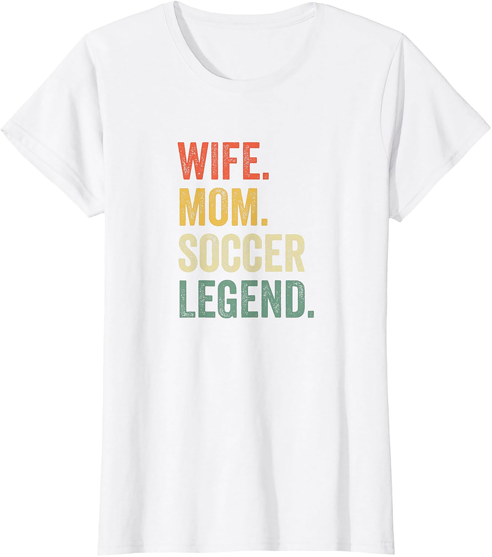Wife Mom Soccer Legend T-Shirt | Retro Graphic Tee