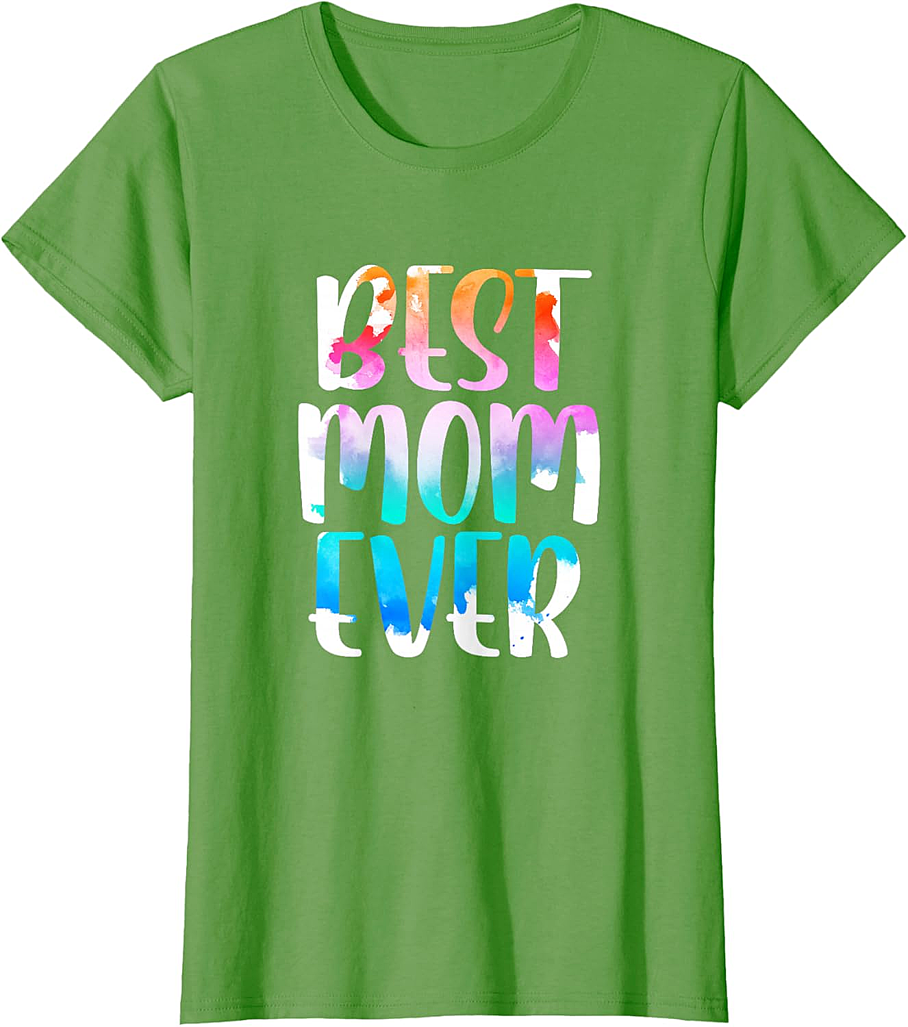 Best Mom Ever Watercolor T-shirt Soft Cotton Graphic Tee