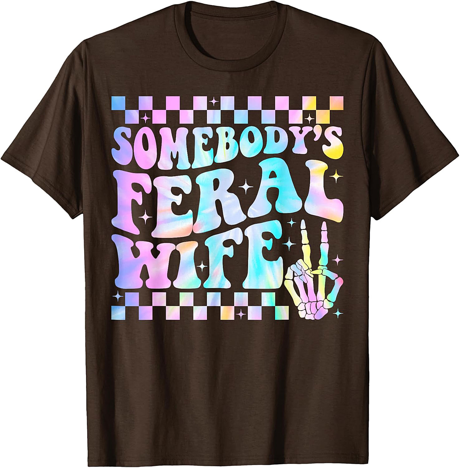 Somebody's Feral Wife T-Shirt | Funny Groovy Graphic Tee