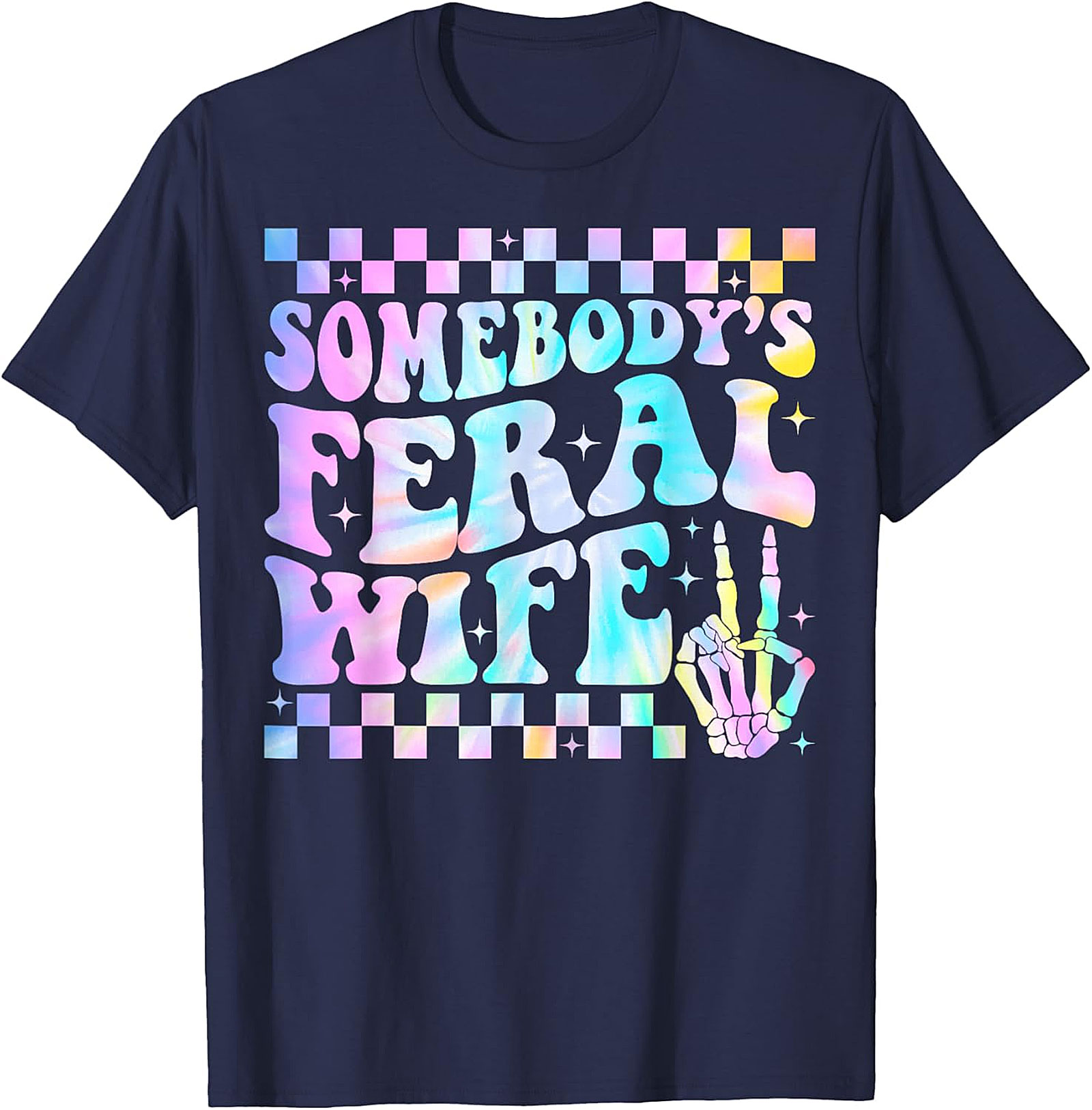 Somebody's Feral Wife T-Shirt | Funny Groovy Graphic Tee