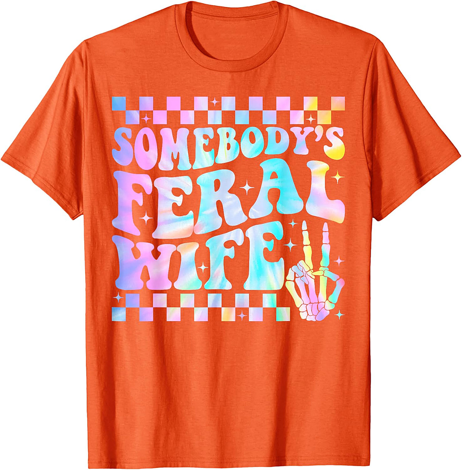 Somebody's Feral Wife T-Shirt | Funny Groovy Graphic Tee