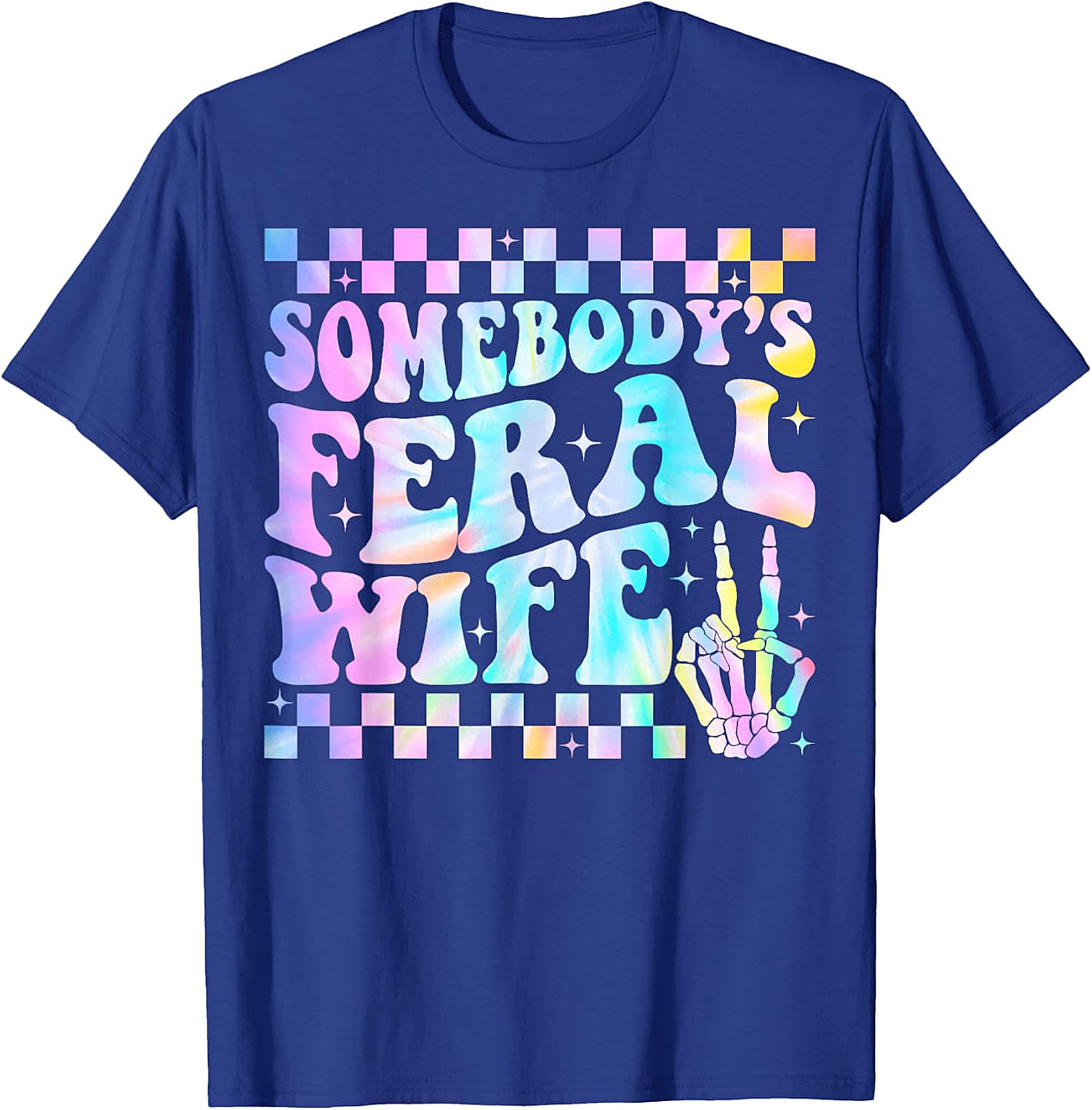 Somebody's Feral Wife T-Shirt | Funny Groovy Graphic Tee