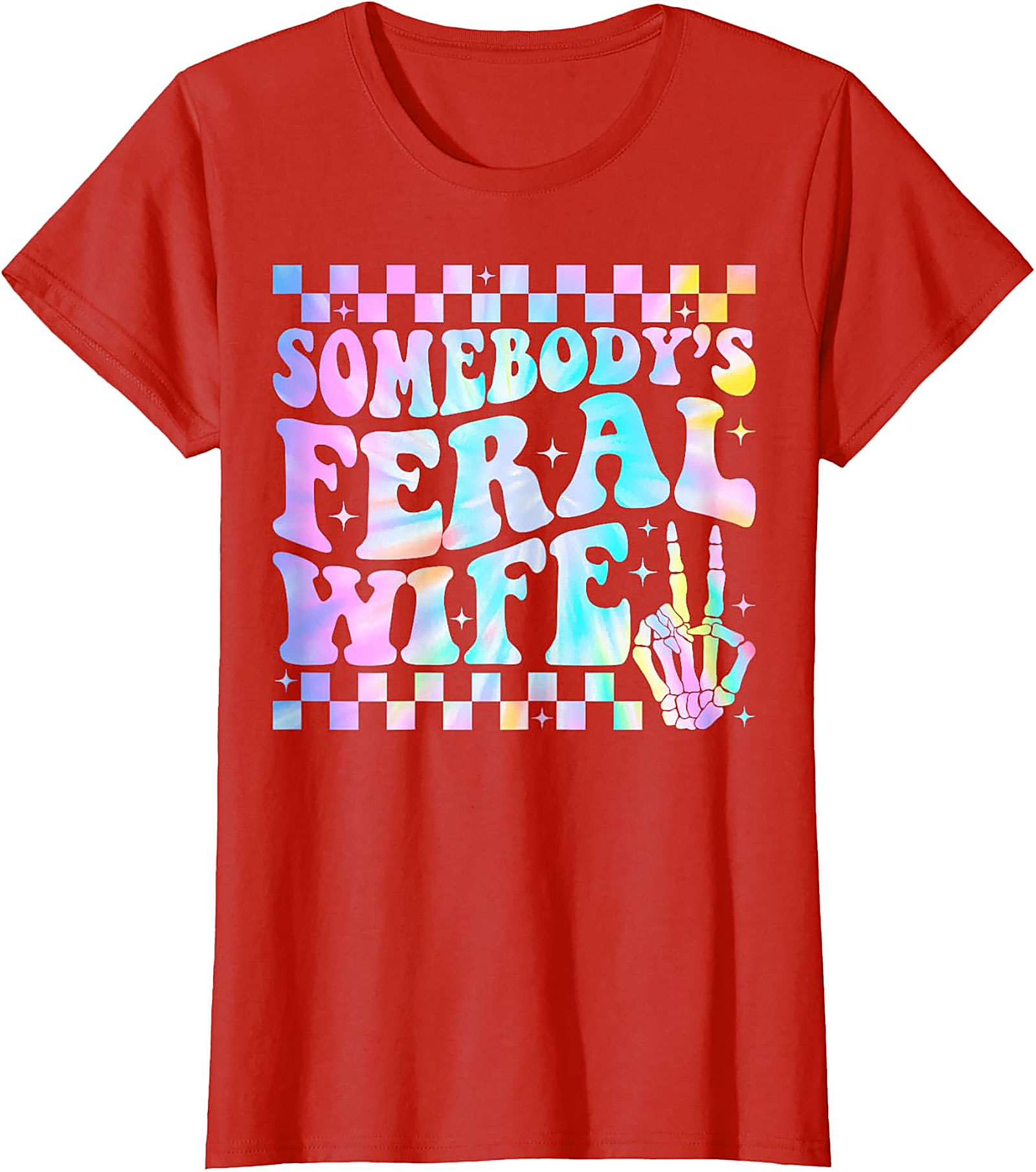 Somebody's Feral Wife T-Shirt | Funny Groovy Graphic Tee