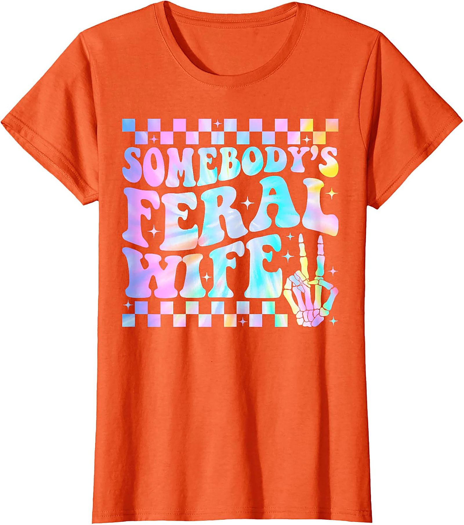 Somebody's Feral Wife T-Shirt | Funny Groovy Graphic Tee