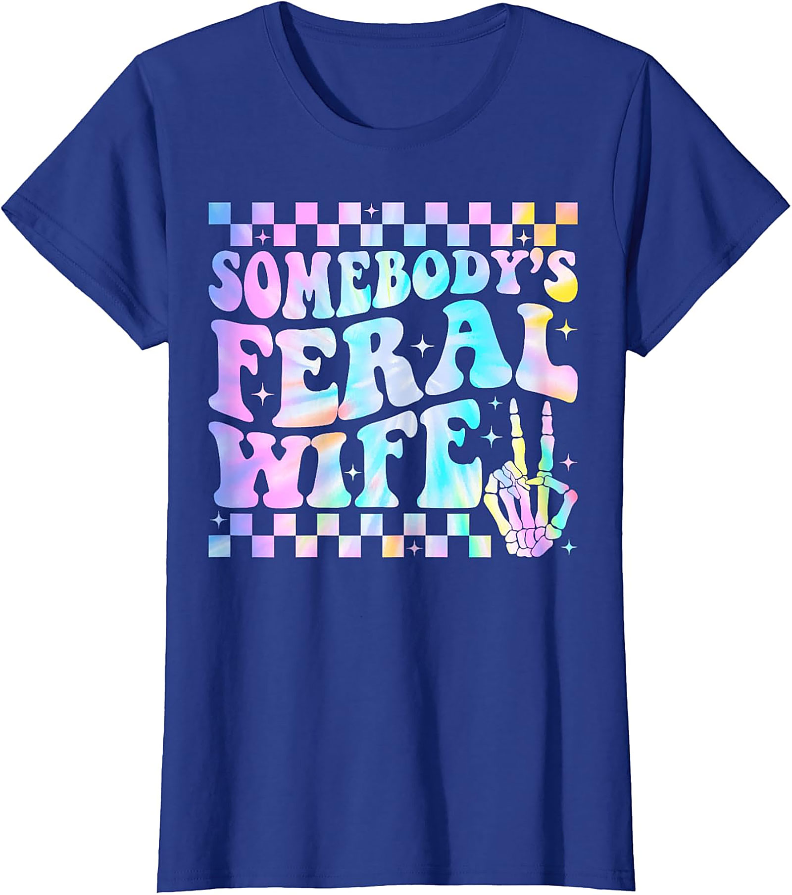 Somebody's Feral Wife T-Shirt | Funny Groovy Graphic Tee