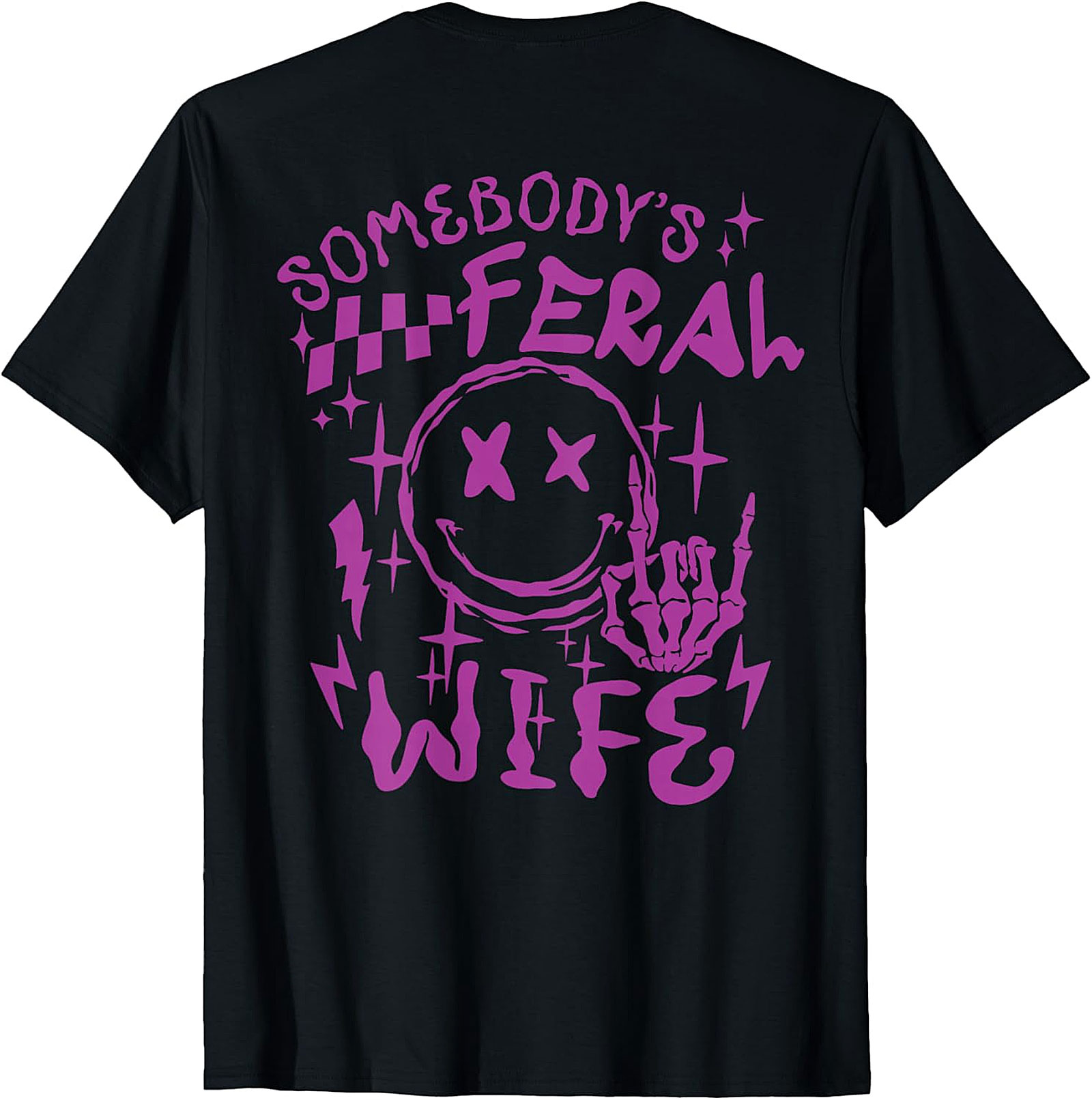 Somebody's Feral Wife T-Shirt | Funny Retro Graphic Tee