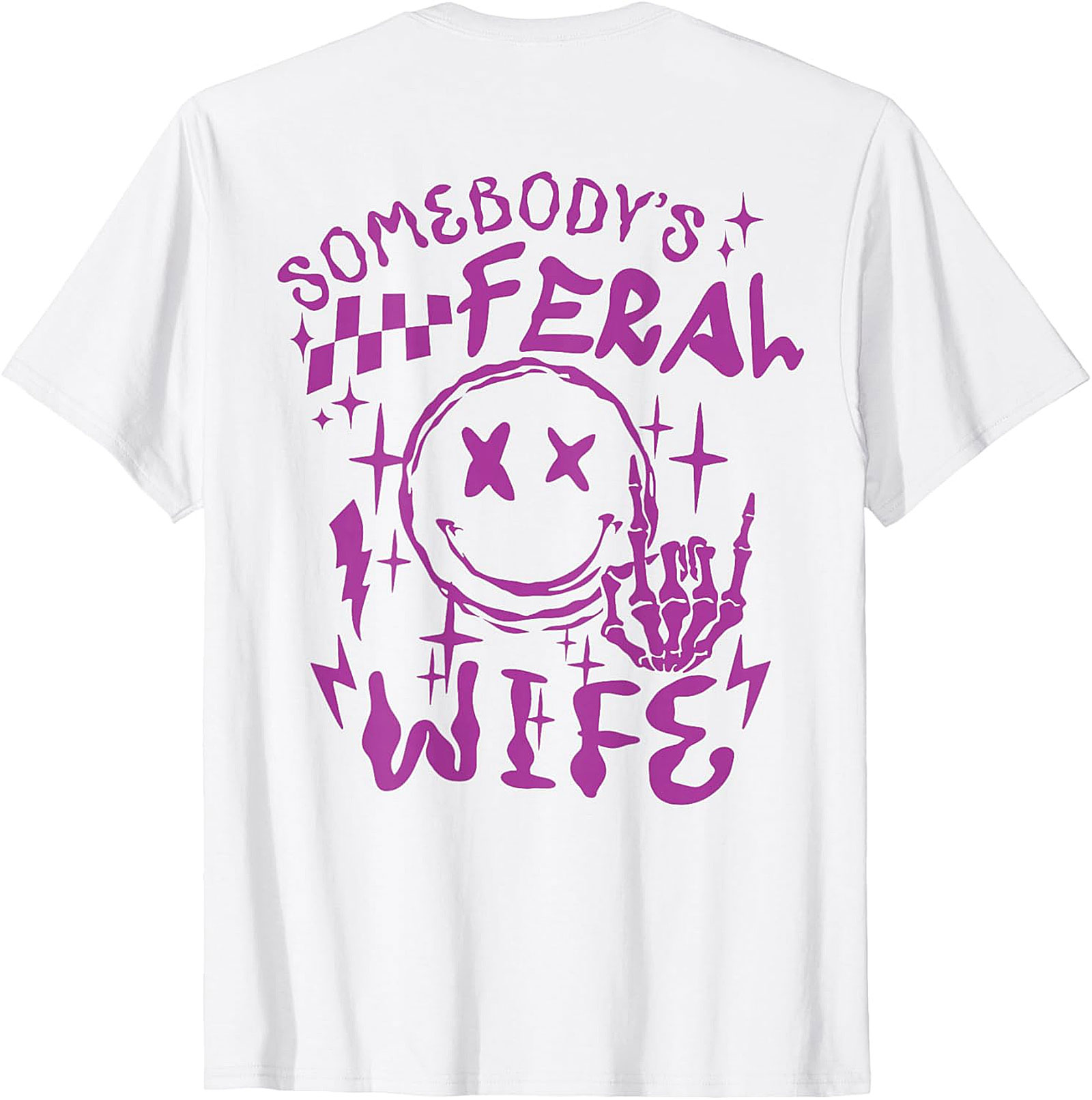 Somebody's Feral Wife T-Shirt | Funny Retro Graphic Tee