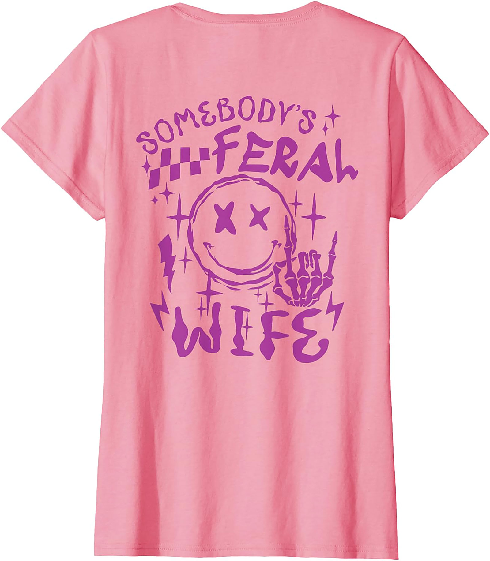 Somebody's Feral Wife T-Shirt | Funny Retro Graphic Tee
