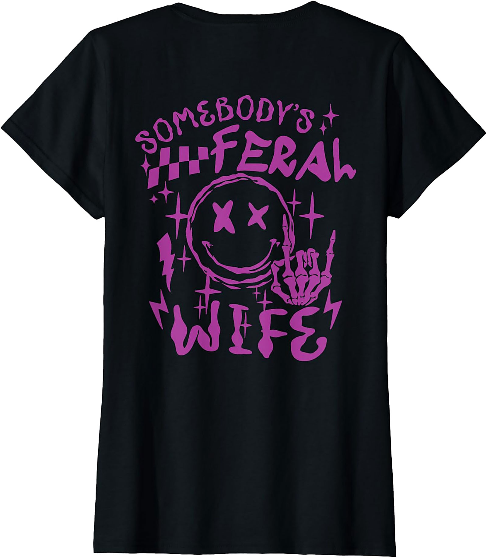 Somebody's Feral Wife T-Shirt | Funny Retro Graphic Tee