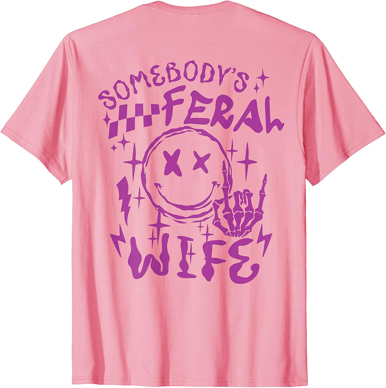 Somebody's Feral Wife T-Shirt | Funny Retro Graphic Tee
