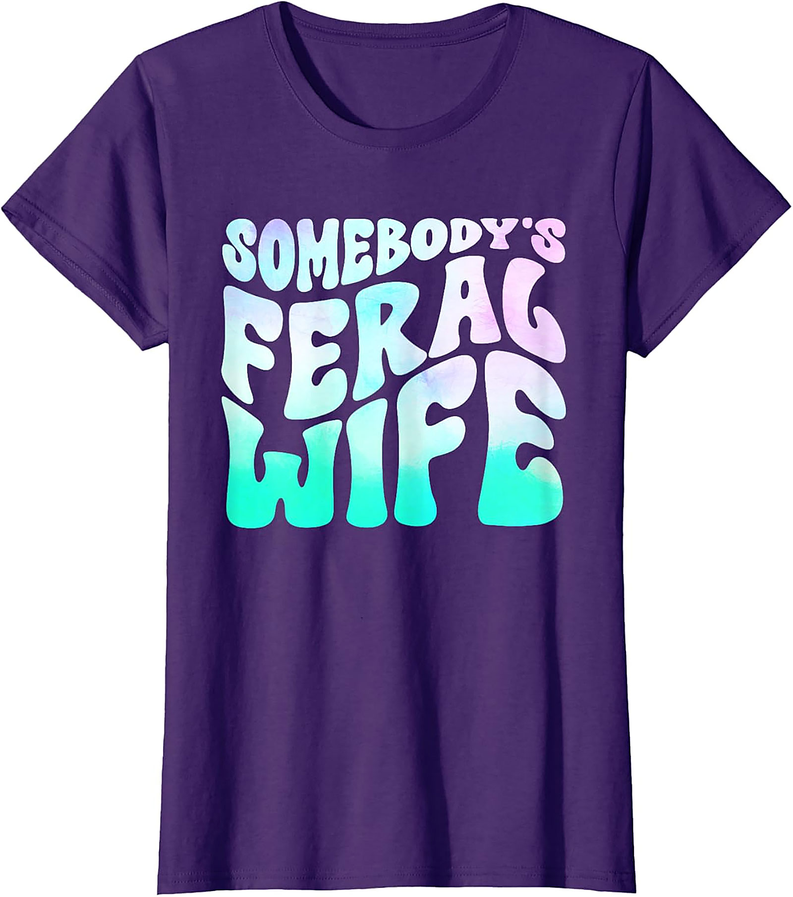 Somebody's Feral Wife T-shirt | Funny Retro Graphic Tee