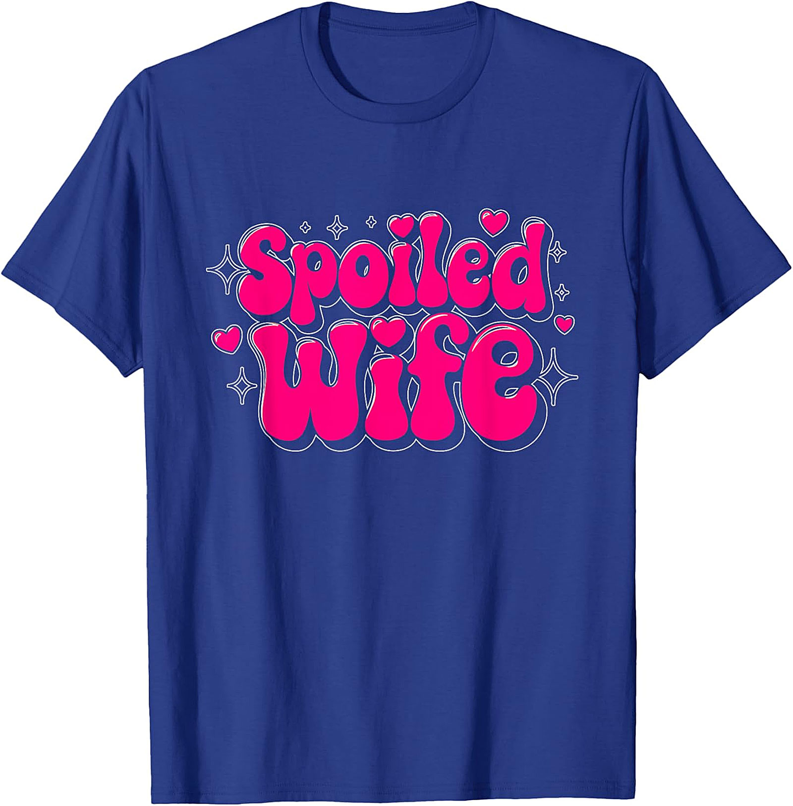 Spoiled Wife T-shirt | Retro Pink Graphic Tee | Cute Gift