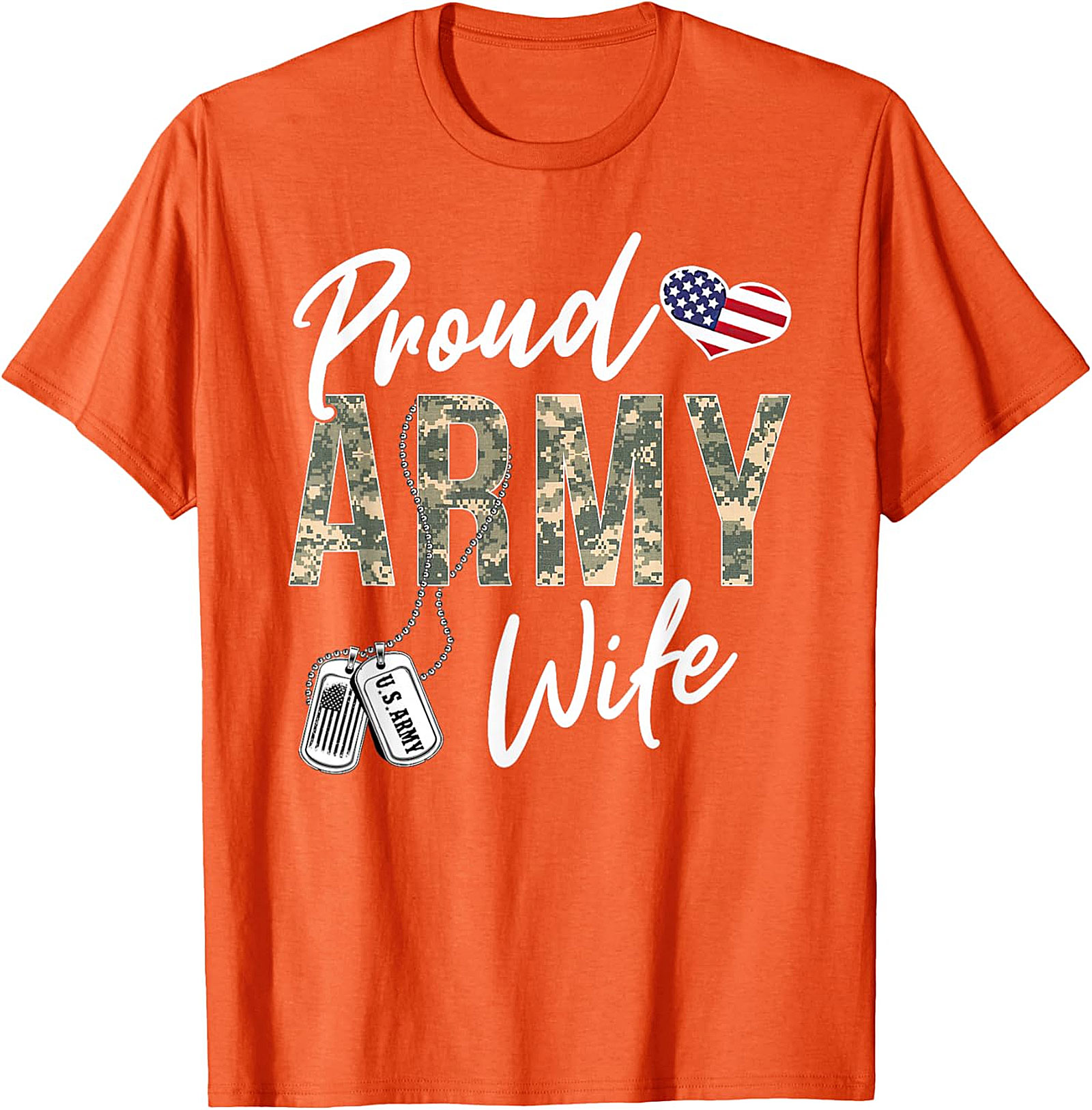 Proud Army Wife T-Shirt | Military Spouse Graphic Tee