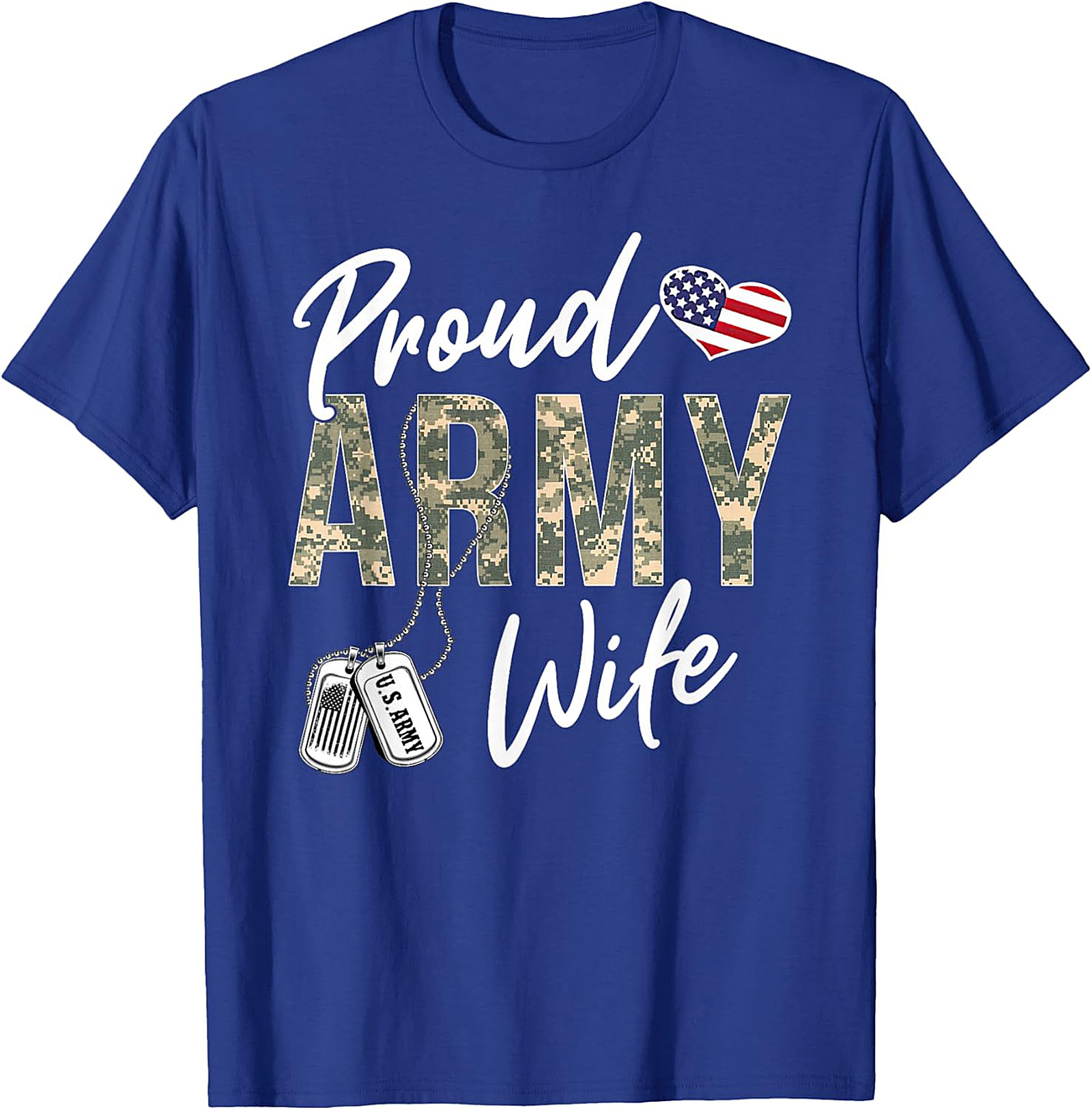 Proud Army Wife T-Shirt | Military Spouse Graphic Tee