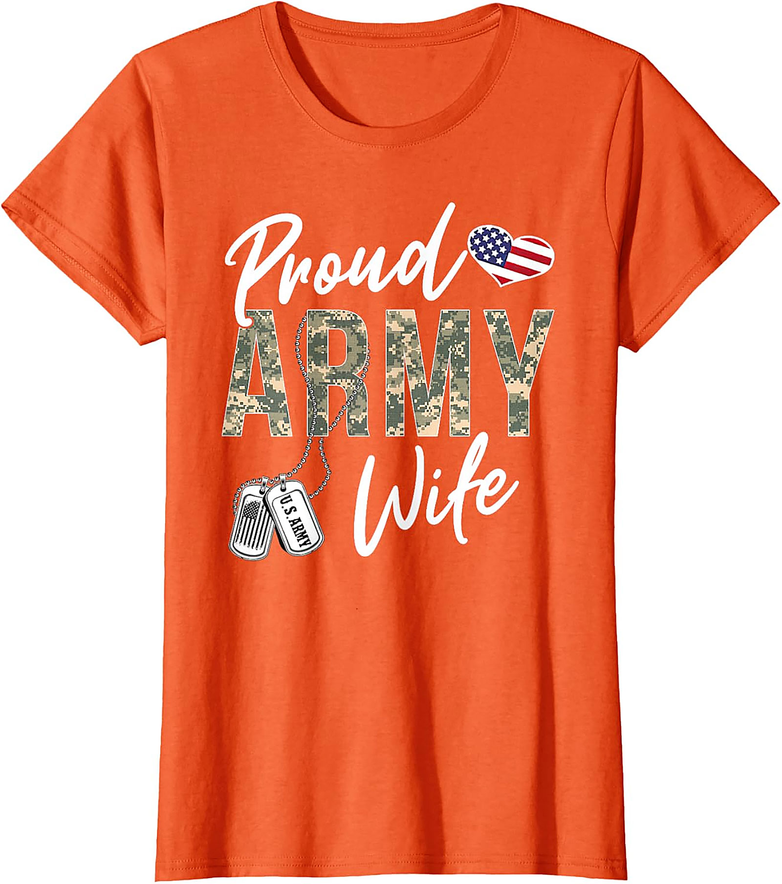 Proud Army Wife T-Shirt | Military Spouse Graphic Tee