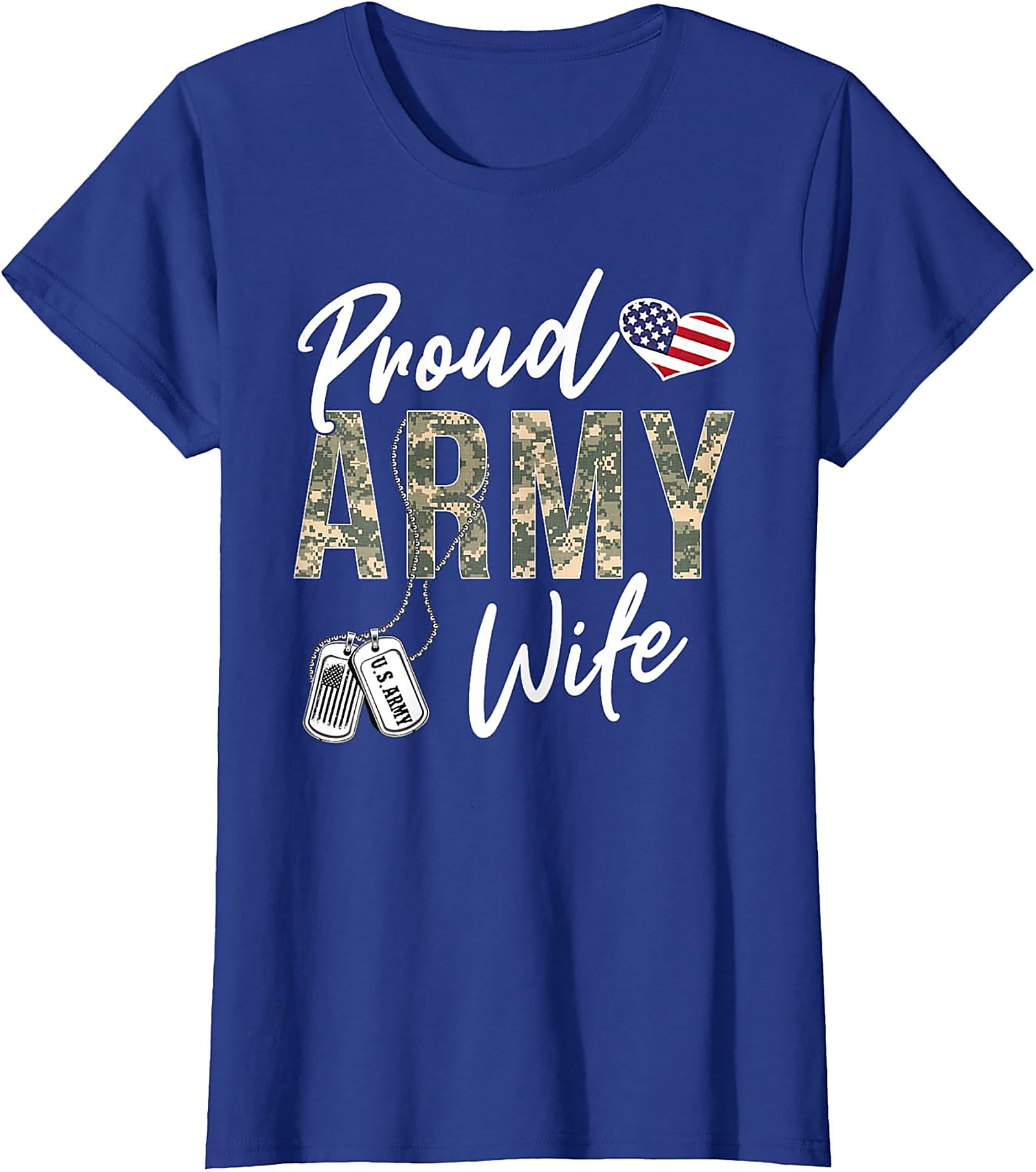 Proud Army Wife T-Shirt | Military Spouse Graphic Tee