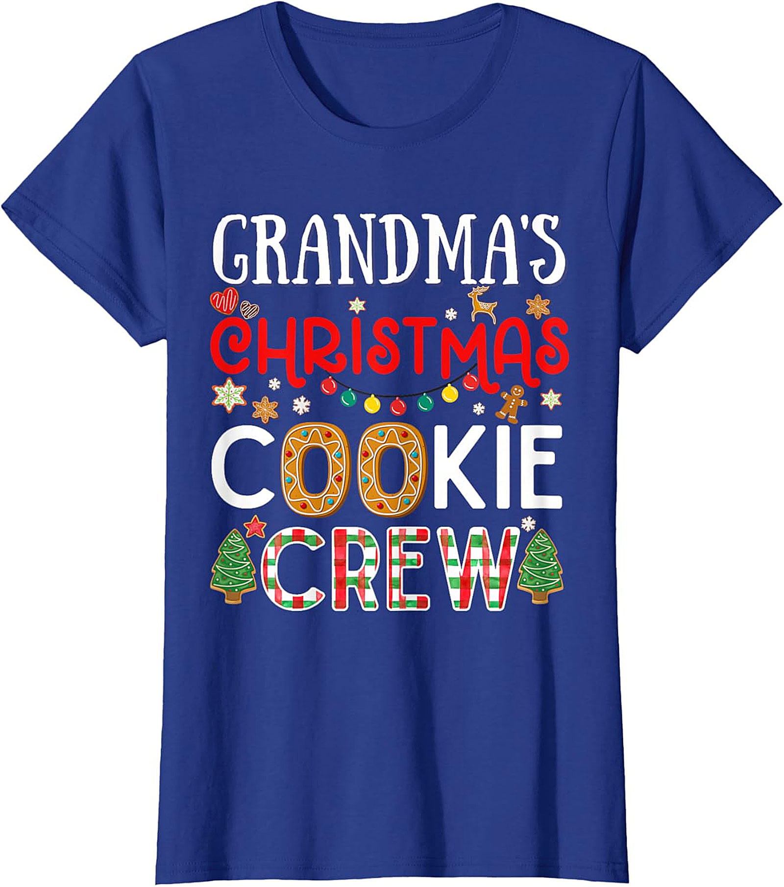 Grandma's Christmas Cookie Crew T-shirt | Festive Holiday Tee