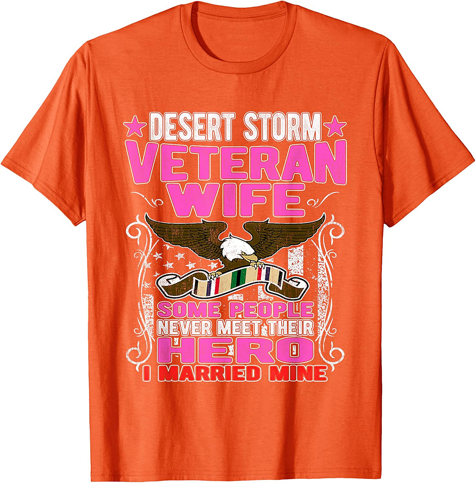 Desert Storm Veteran Wife T-shirt | I Married My Hero Tee