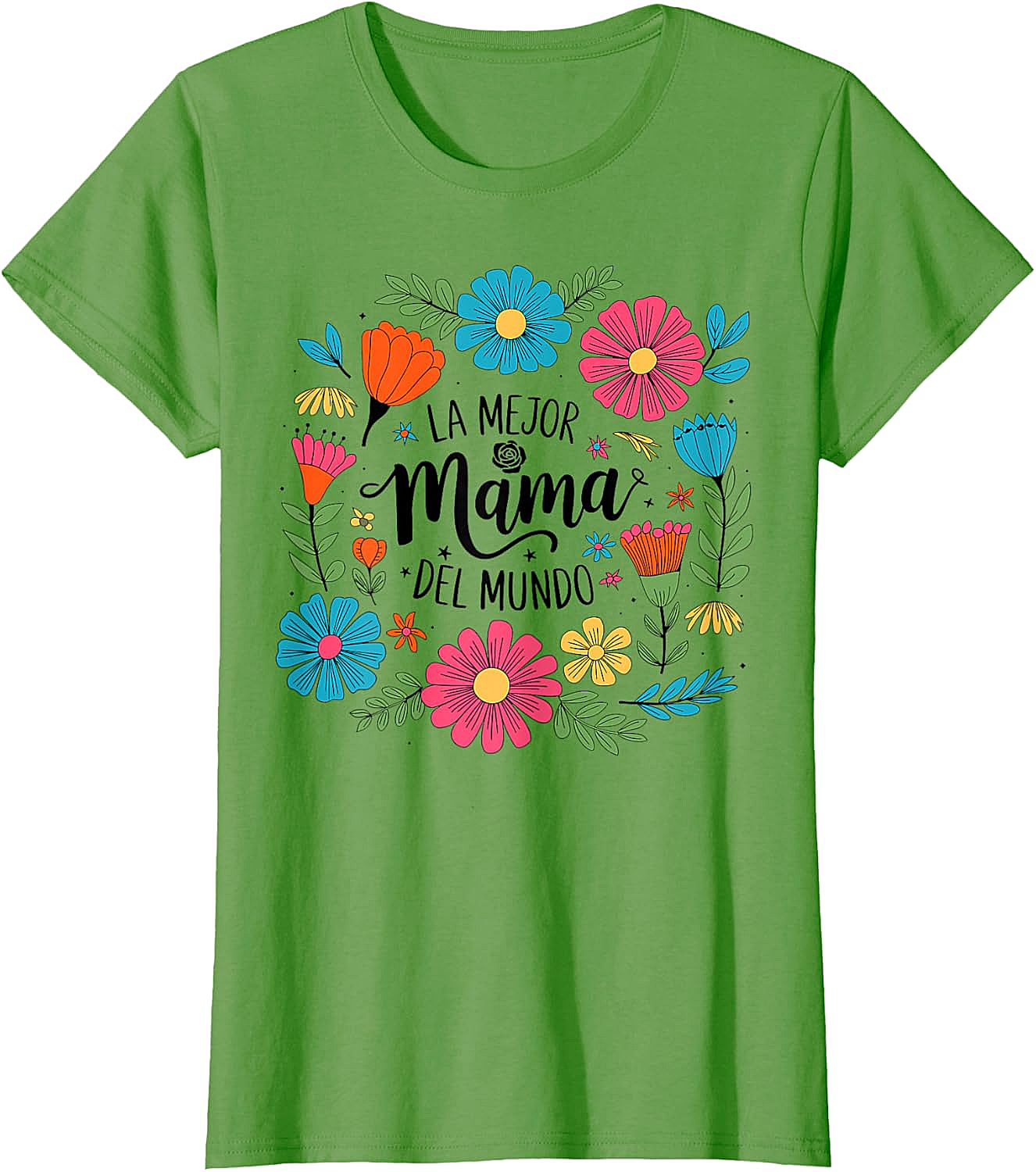  La Mejor Mamá Del Mundo T-shirt Floral Spanish Mom Tee