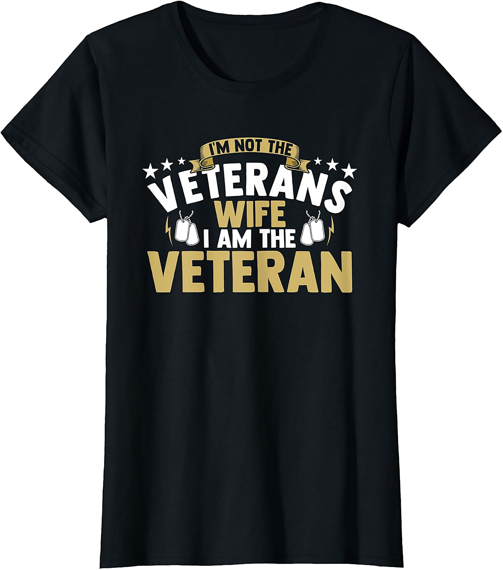 I Am The Veteran T-Shirt | Proud Female Veteran Graphic Tee